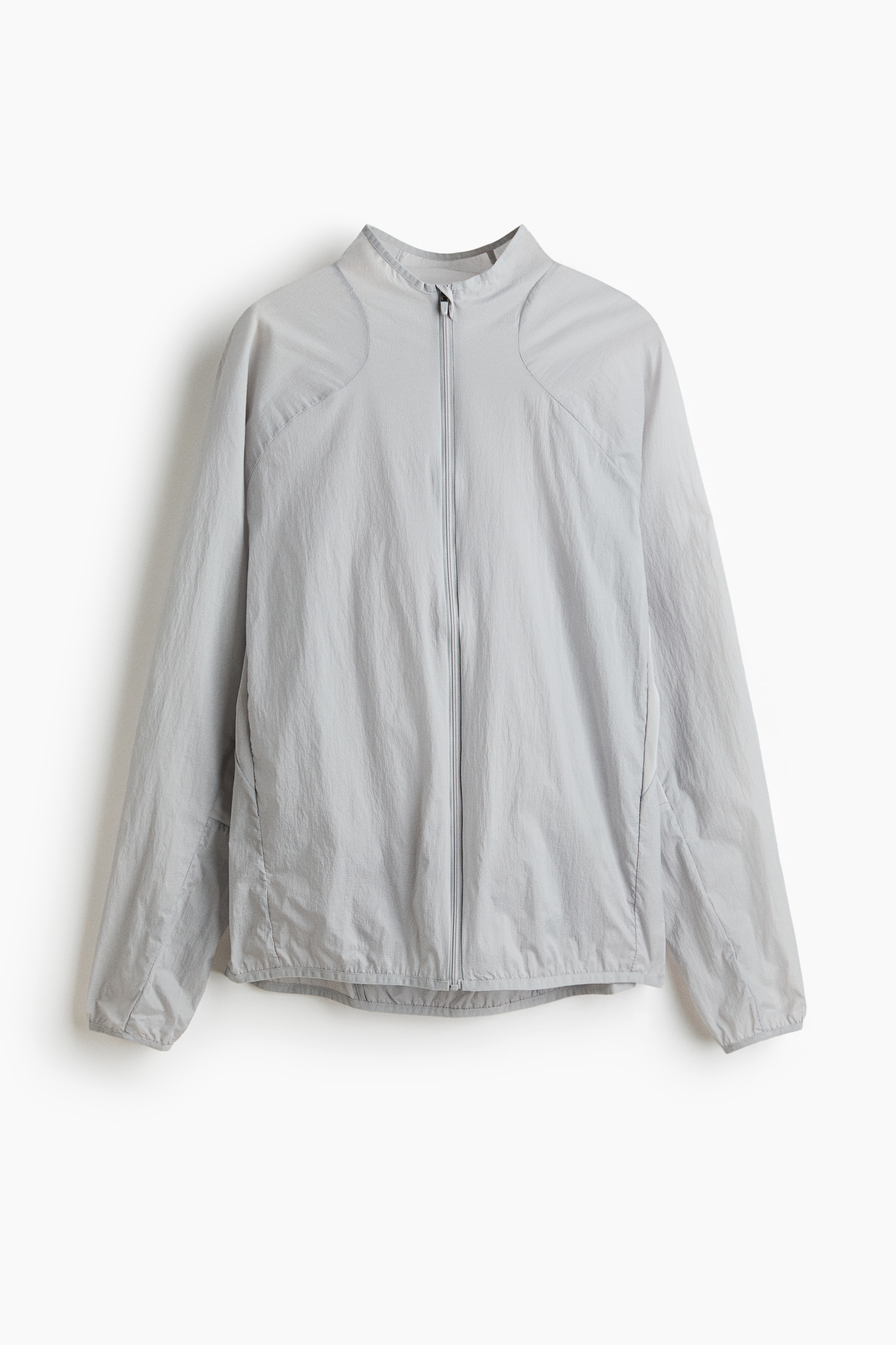 경량 내수 코팅 재킷 - 라이트 그레이