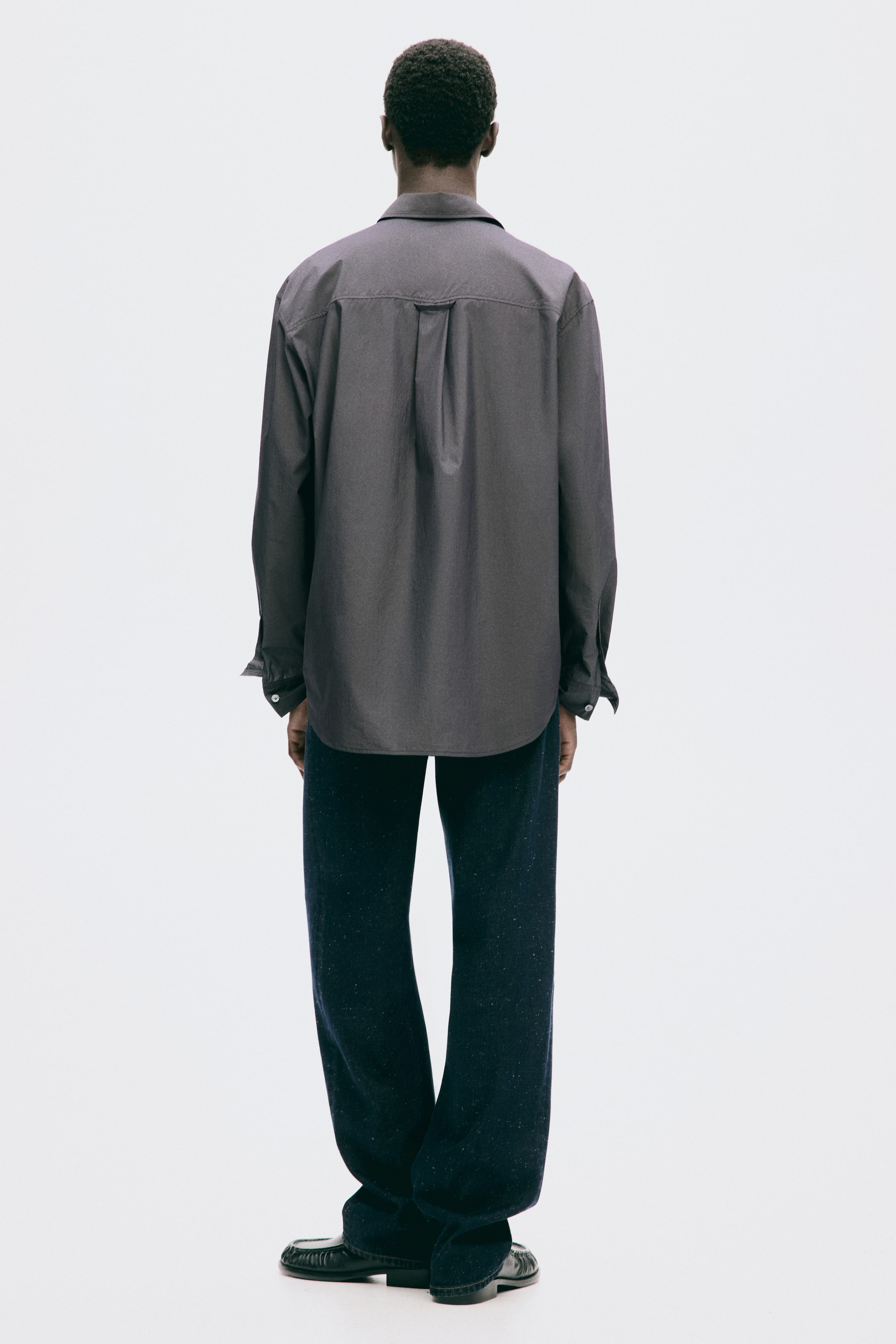 Relaxed-Fit Poplin Shirt