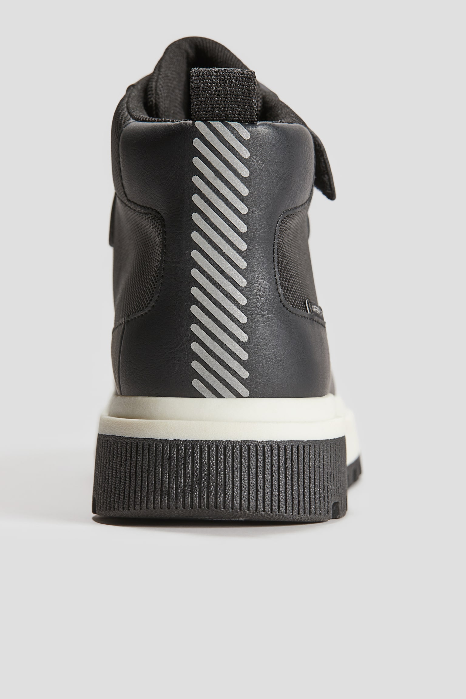 Waterproof hi-top trainers - Black/Brown - 2