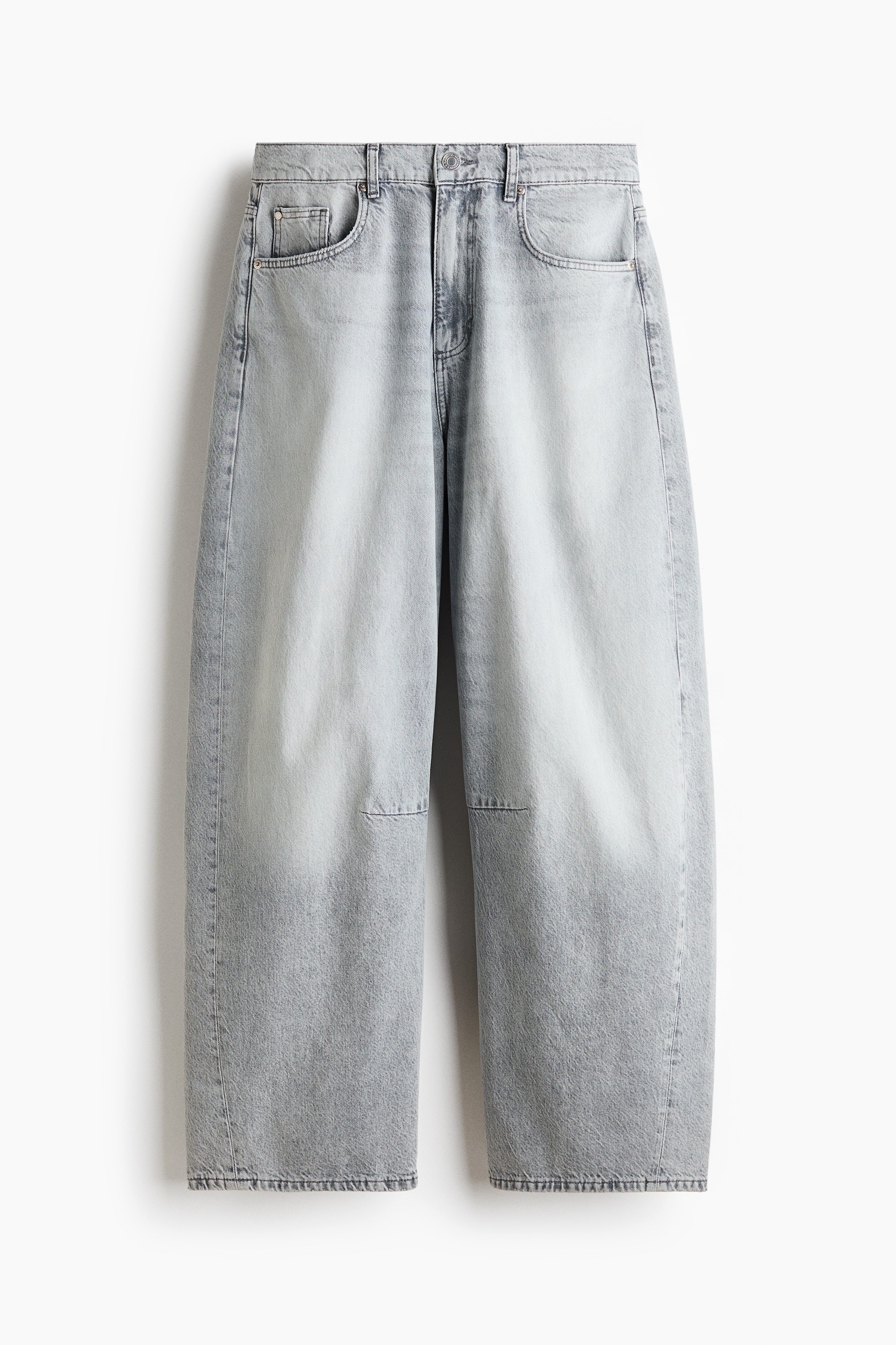 Baggy Barrel Jeans - Light denim grey/Light denim blue/Donker denimblauw