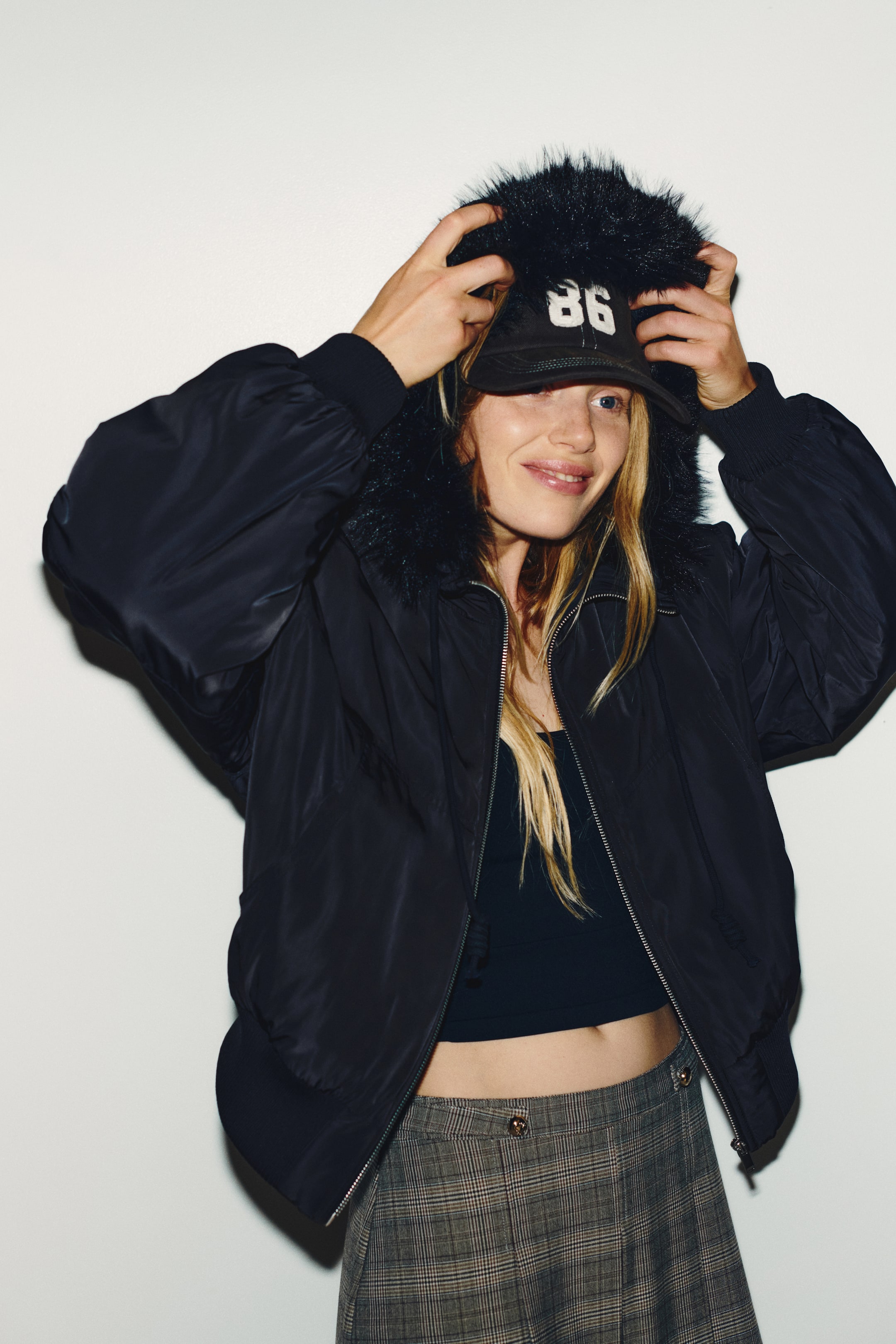 Hooded Bomber Jacket