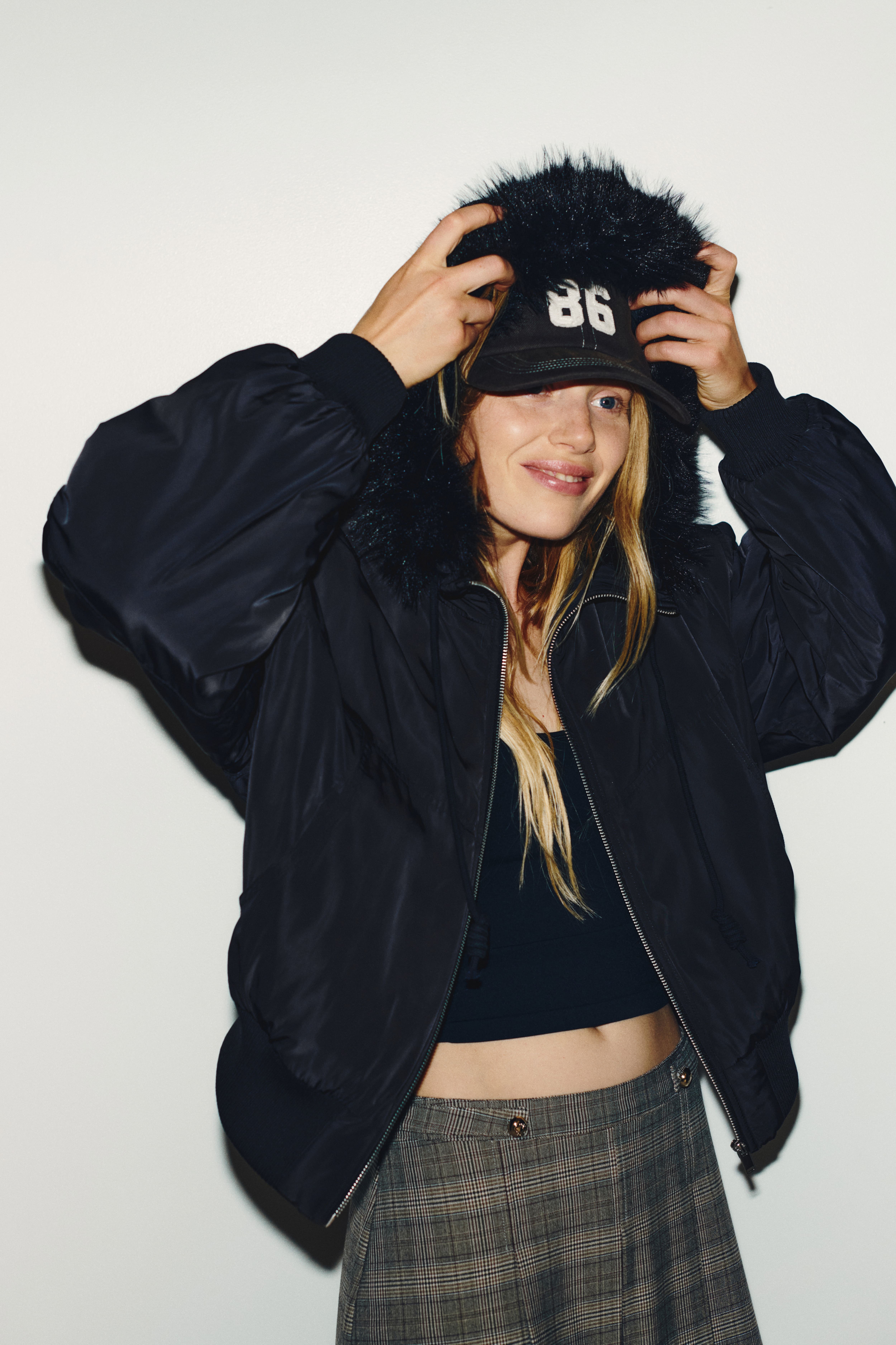 Hooded Bomber Jacket