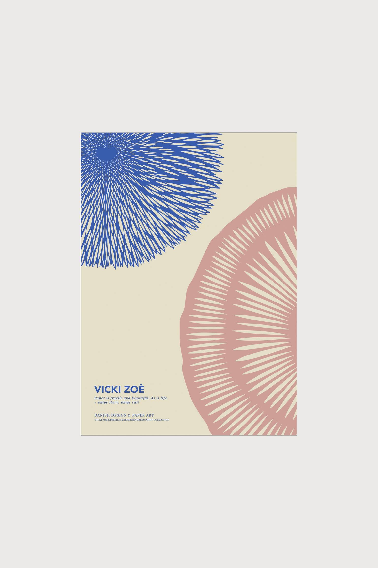 Vicki Zoé - The Uniqueness Of You - Rose Blue - Rosa / Blå - 1