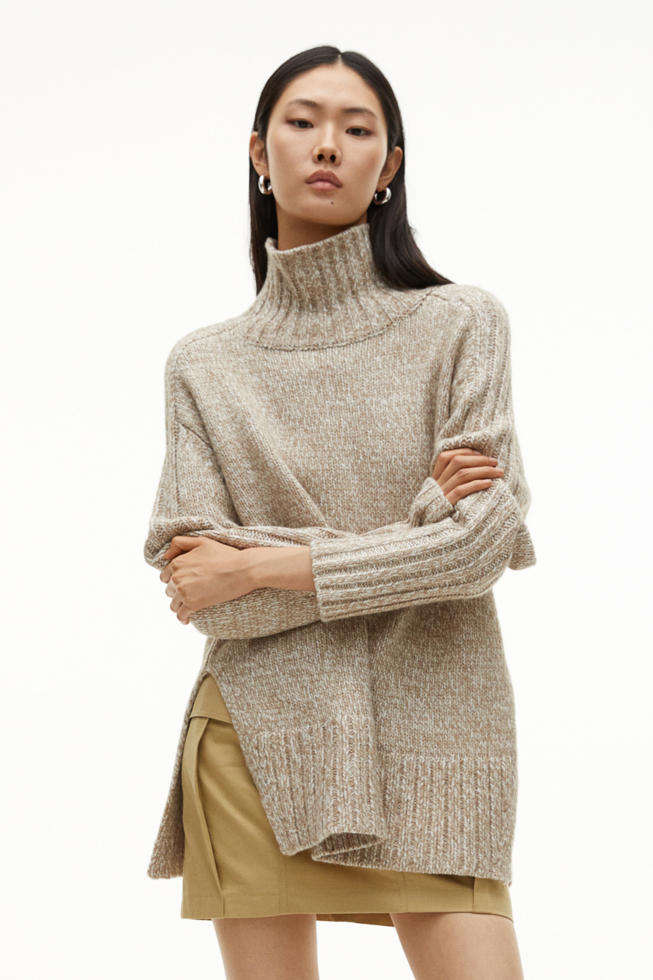 Oversized Turtleneck Sweater