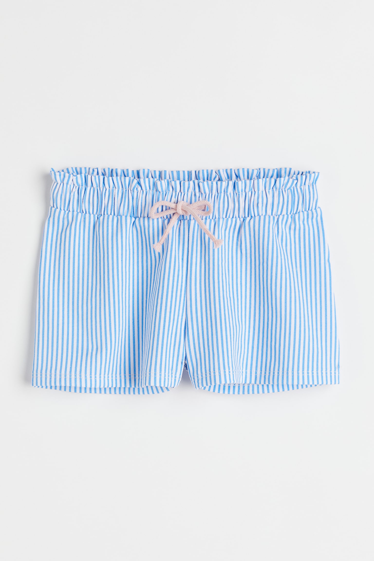 コットンスウェットショートパンツ - ブルー／ストライプ