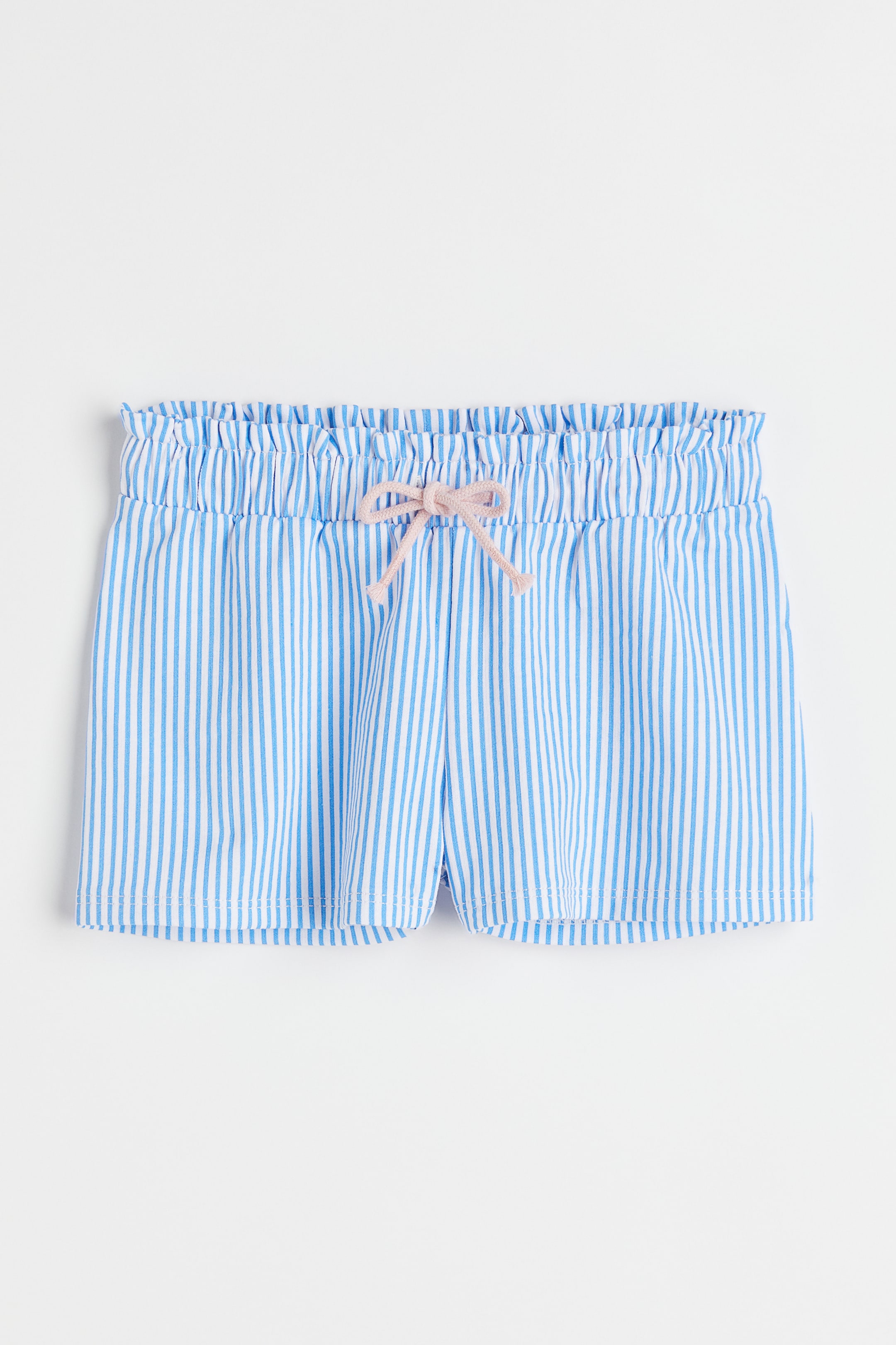 拡大画像を表示: コットンスウェットショートパンツ - ブルー／ストライプ - Kids | H&M JP 1