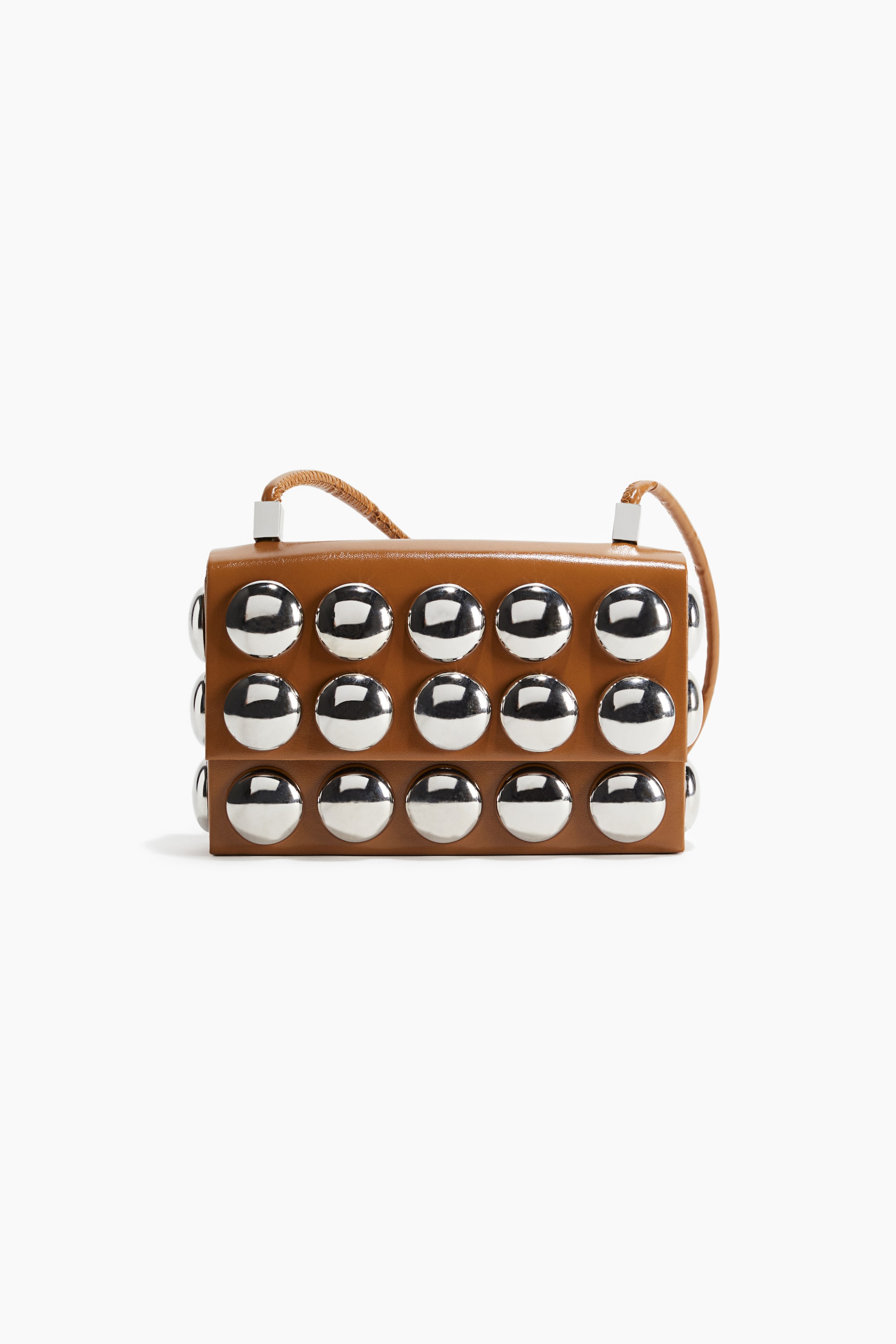 Studded phone bag - Light brown - Ladies | H&M GB 1