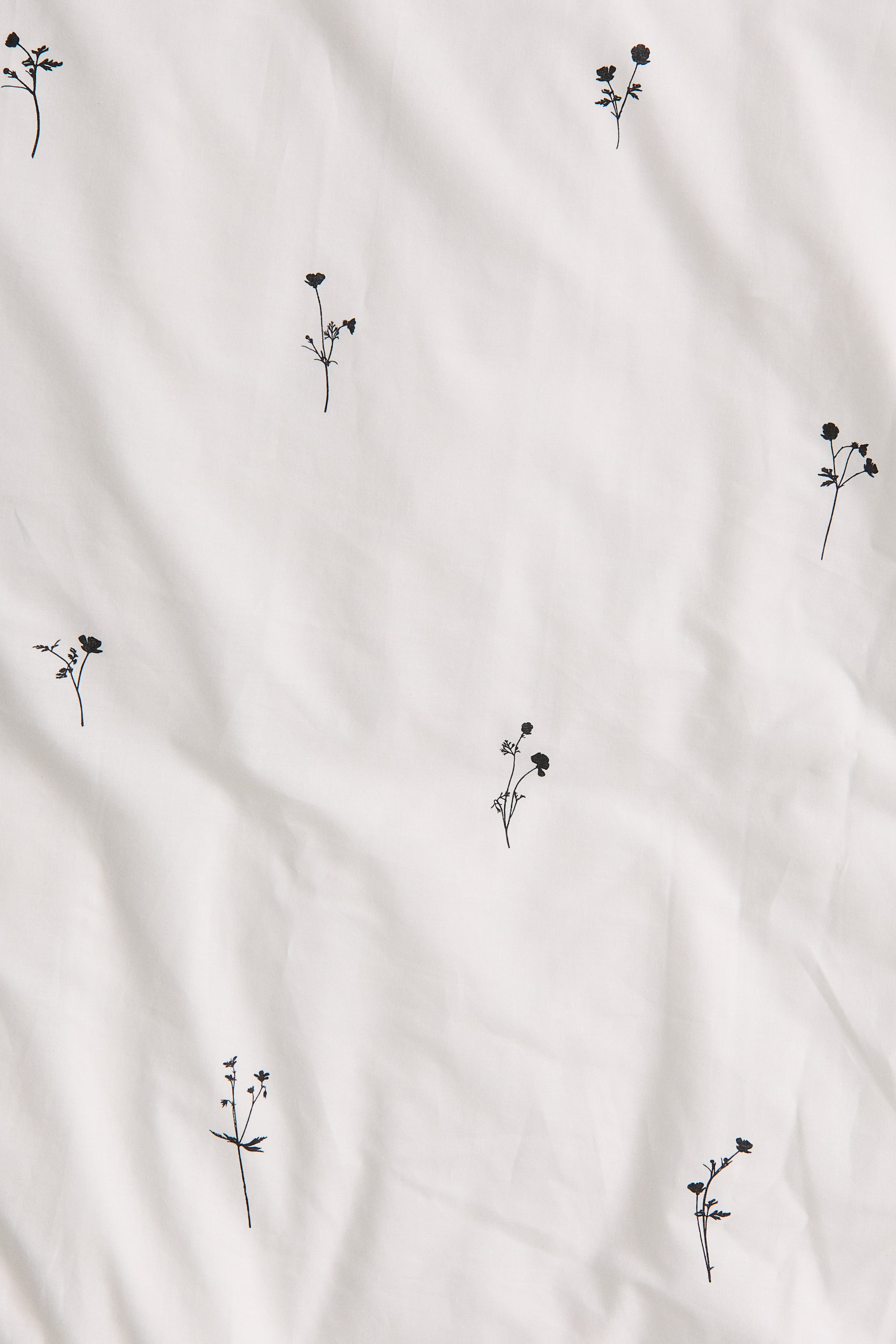Patterned Cotton Twin Duvet Cover Set
