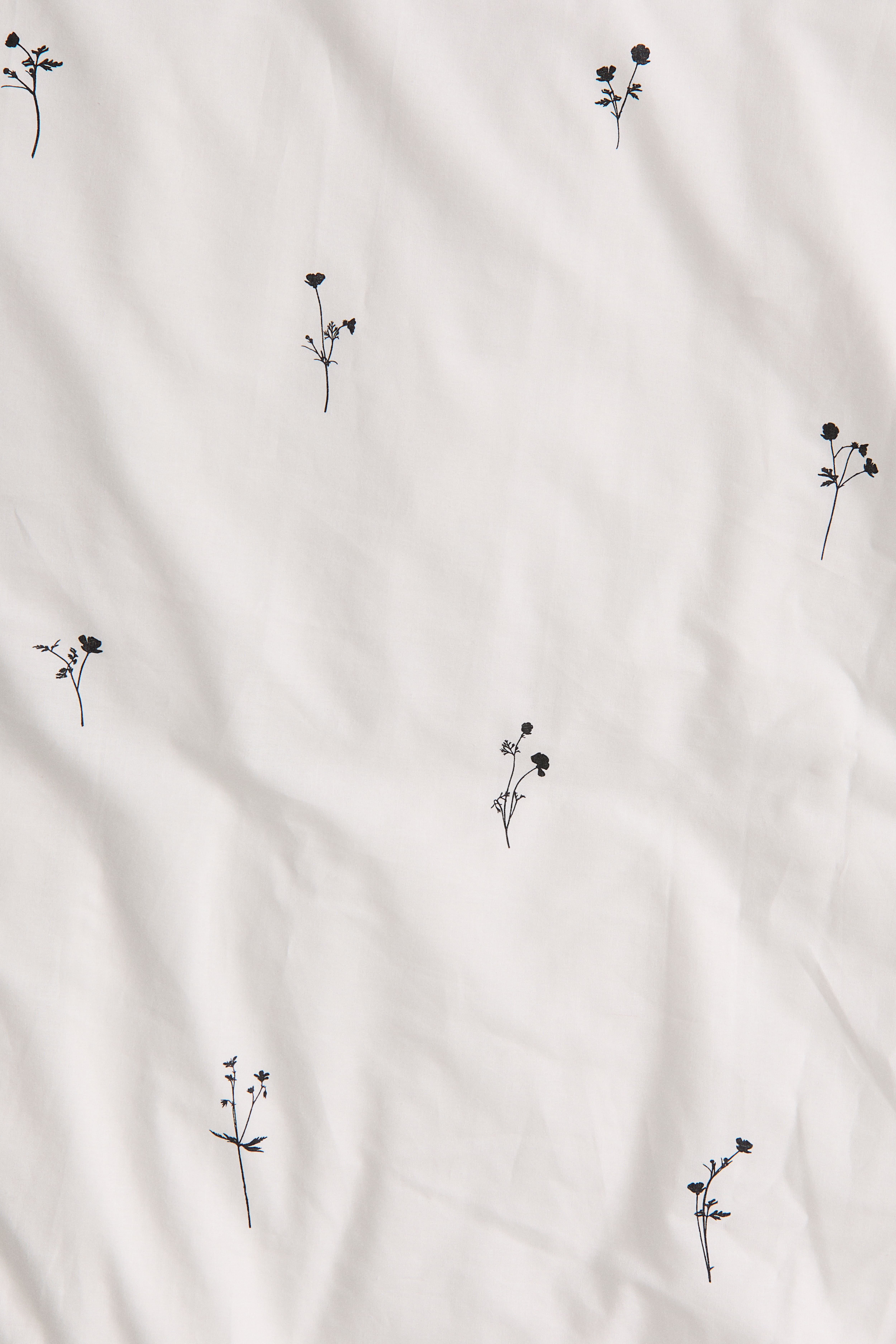 Patterned Cotton Twin Duvet Cover Set
