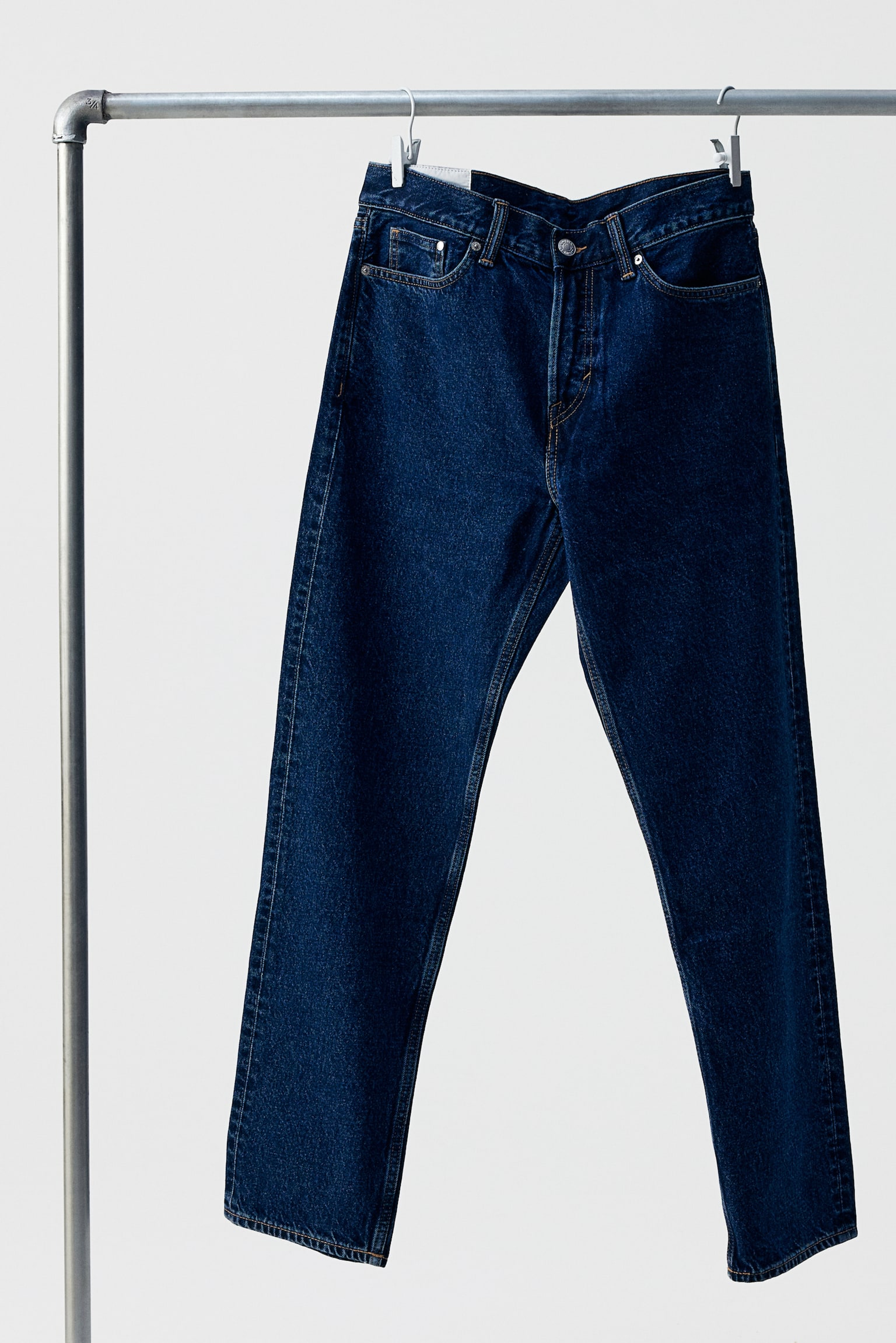 Relaxed Jeans - Dark denim blue/Black/Light denim blue - 4