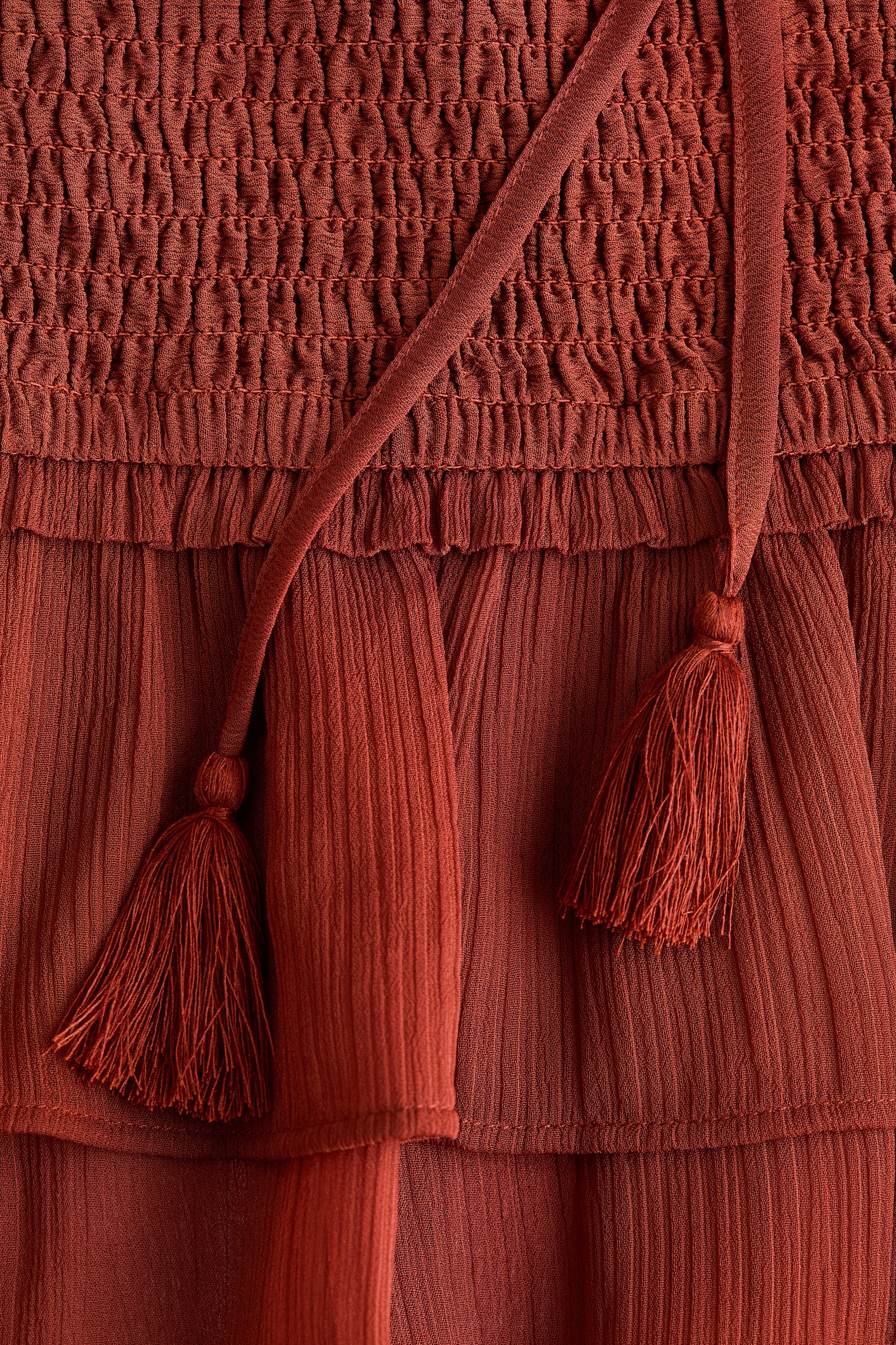 Smocked Bandeau Top