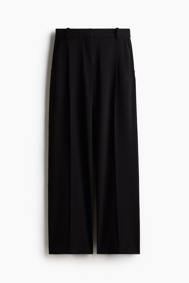 Tailored trousers - Black/Dark mole/Light beige marl - 1
