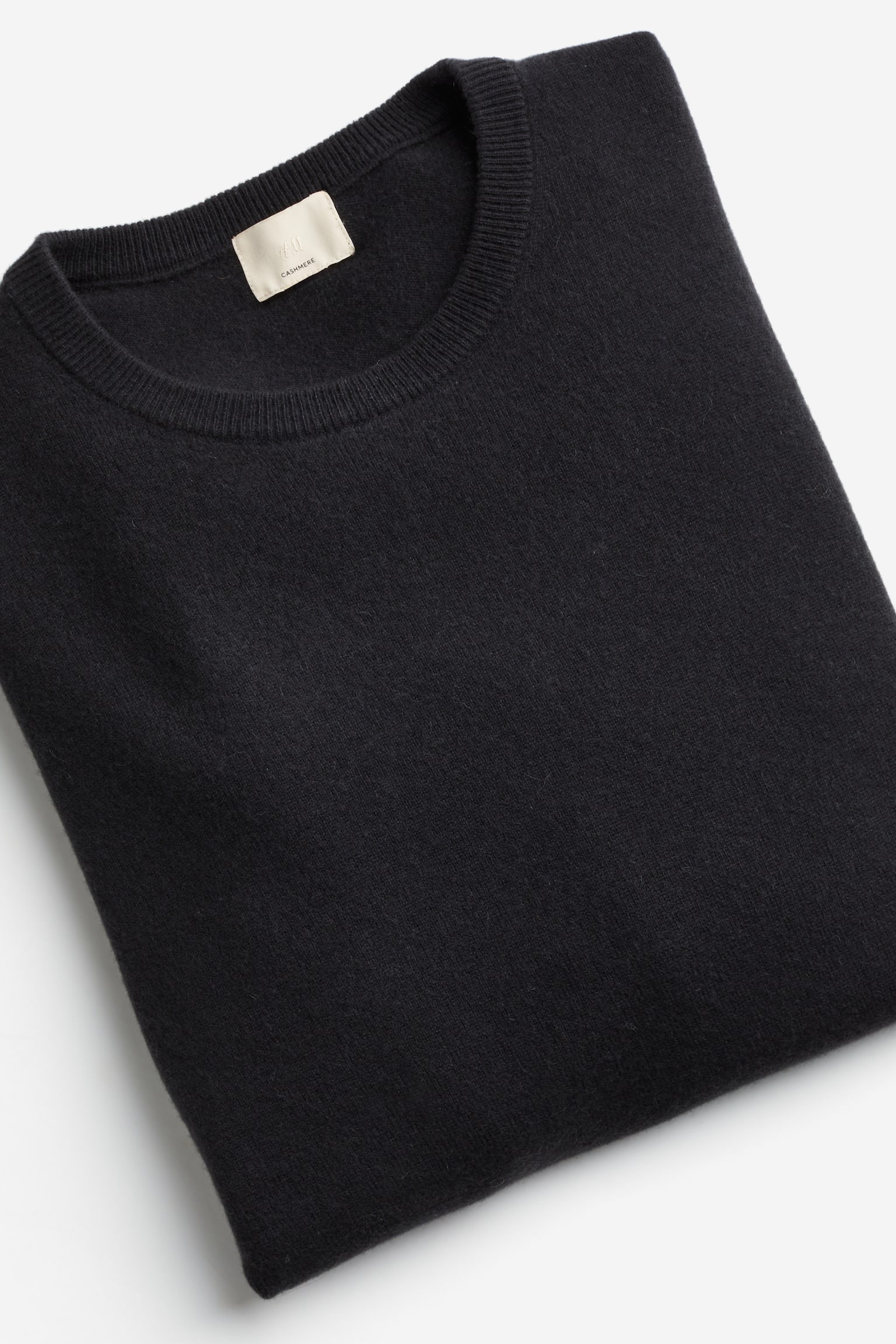 Oversized Cashmere Sweater - Black - 6