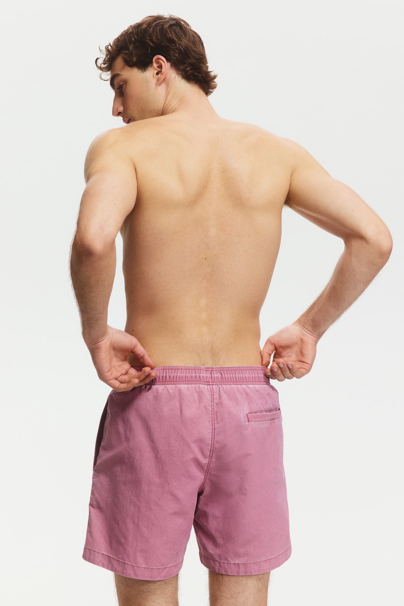 Swim shorts - Dark dusty pink/Black - 5