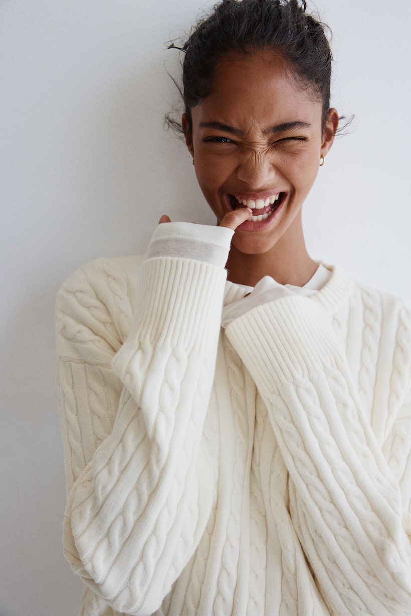 White Cardigans Jumpers Shop the latest trends H&M IE