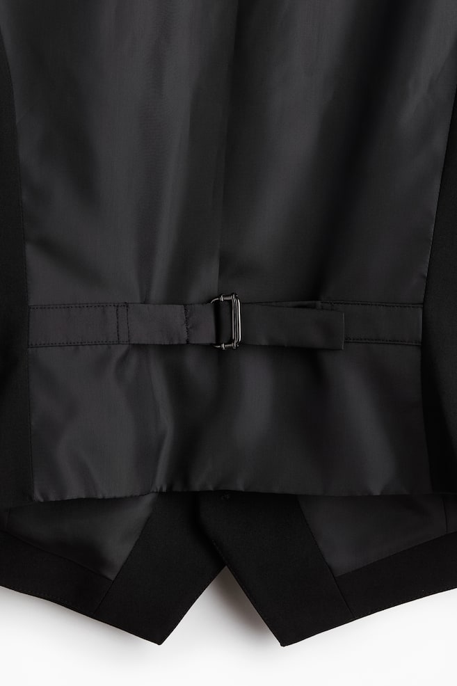 Slim Fit Suit Vest - Black/Navy blue/Dark blue - 7