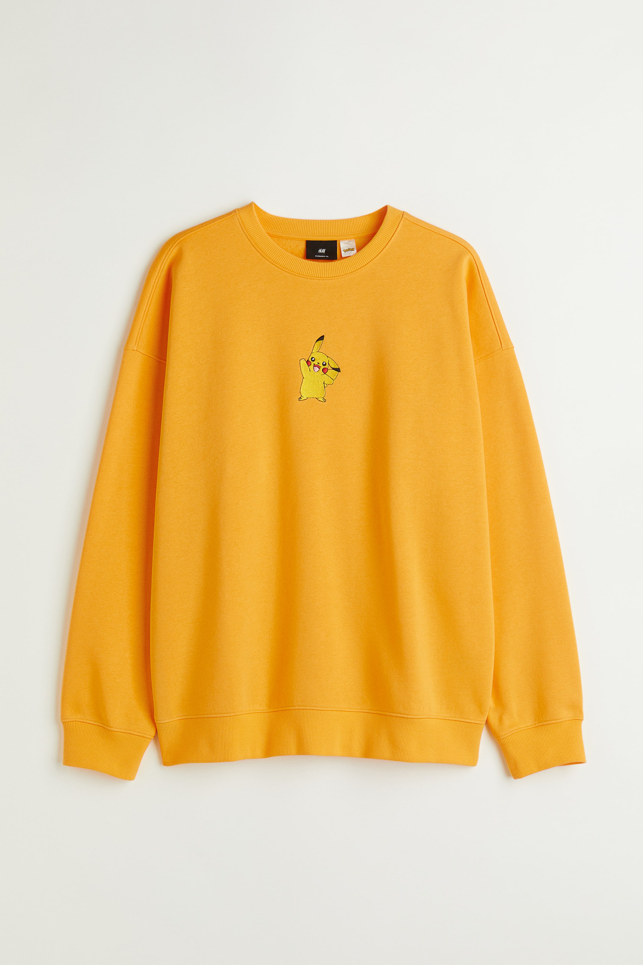 Oversized Fit Sweatshirt Orange/Pokémon Men H&M US