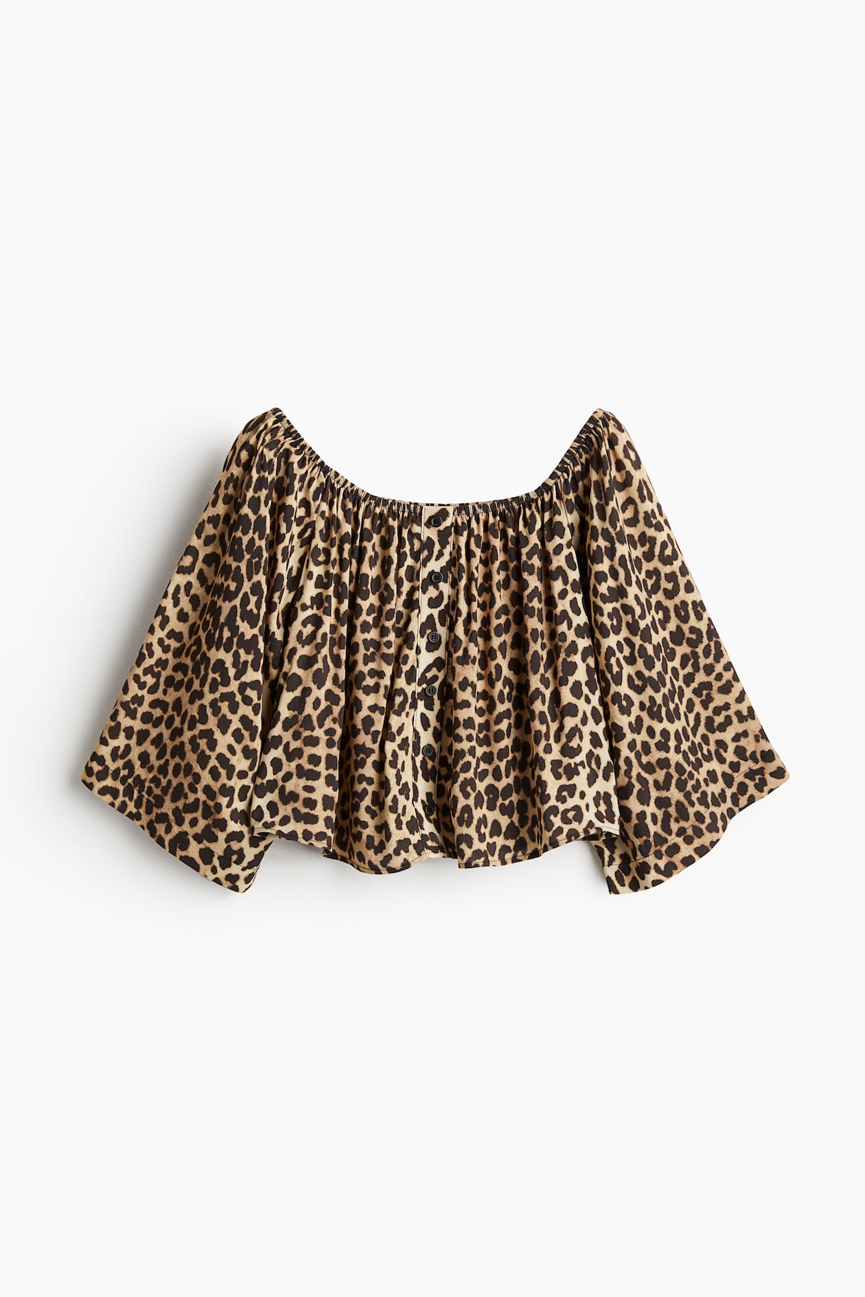 CNFUFEN Women's Leopard Print Off-Shoulder Knotted T-Shirt - Cute Short Sleeve Blouse For Summer