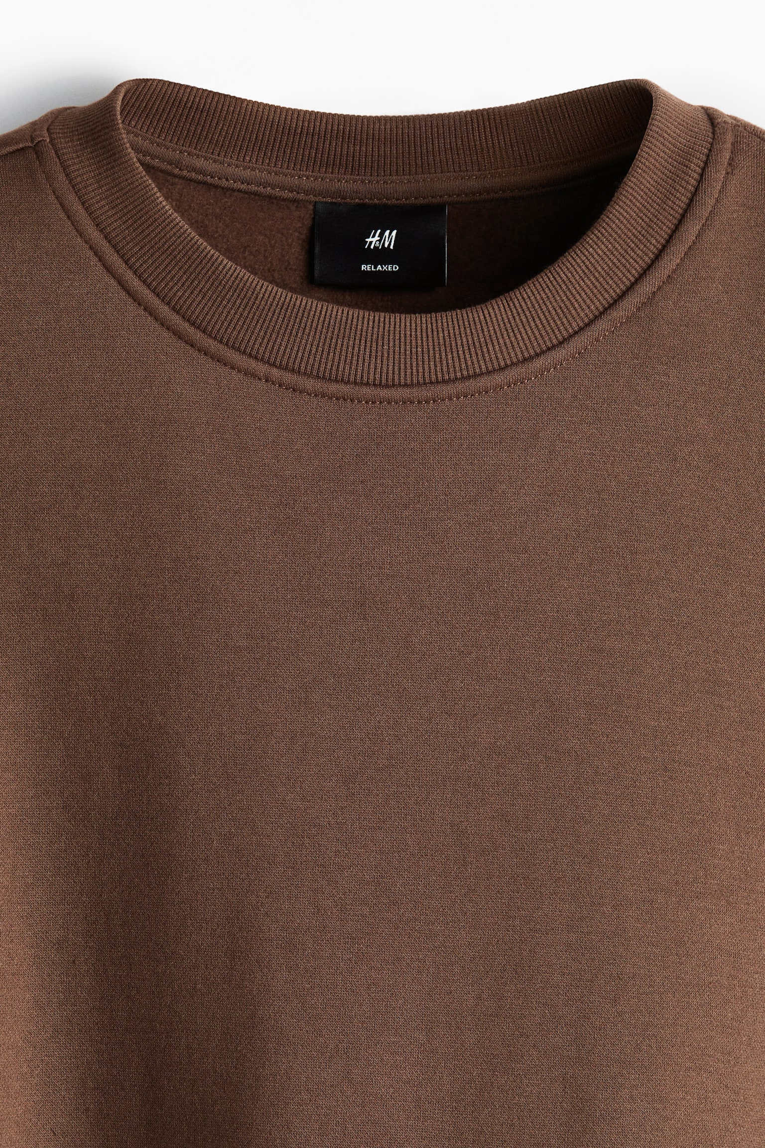 Світшот Loose Fit - Коричневий/Чорний/Темно-сірий/Сливовий/Сірий меланж/Світло-сірий/Зелений/Коричневий/Приглушений зелений хакі/Приглушений блакитний/Зелений/Синій/Рожевий/Світло-блакитний/Червоний/Синьо-зелений - 3