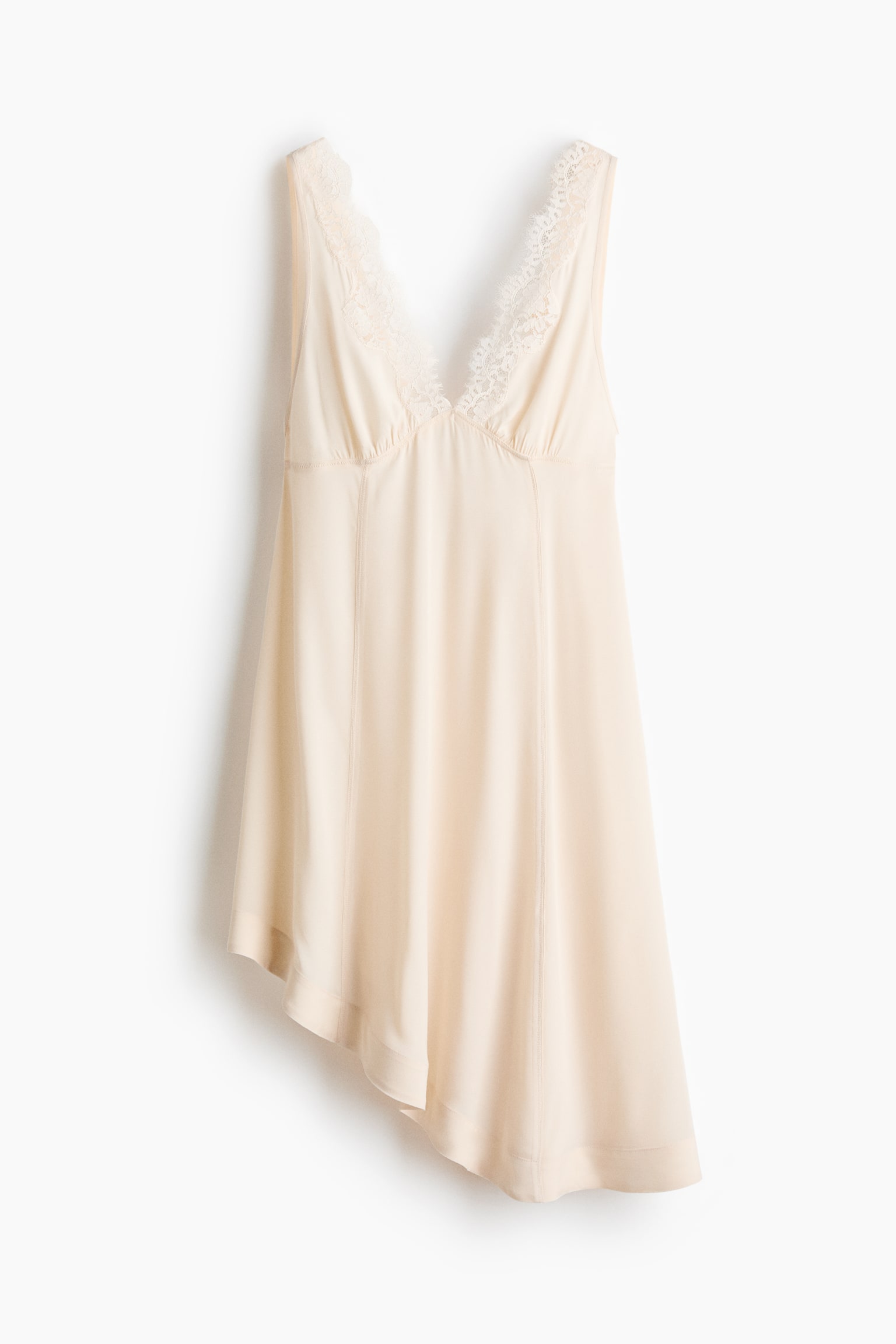 Kleid mit Spitzenborte - 1