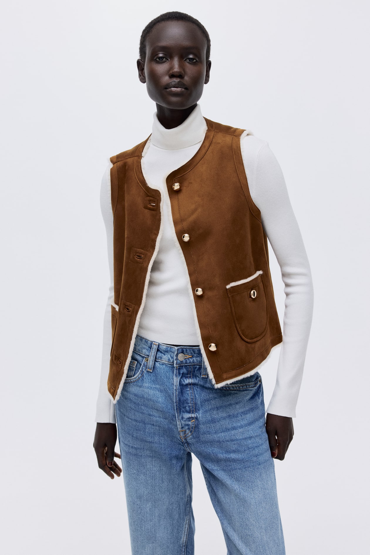 Pile-Lined Vest