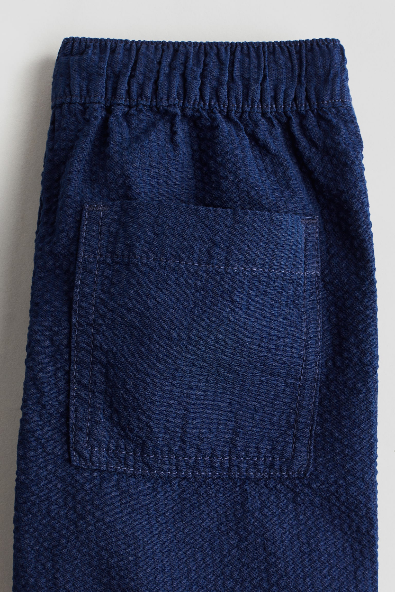 Pull-on shorts - Navy blue/Beige/Beige/Green - 4