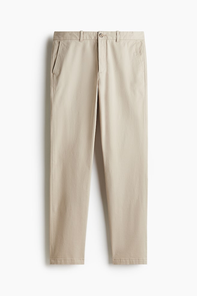 Slim-Fit Cotton Chinos - Beige/Black/Navy blue - 1
