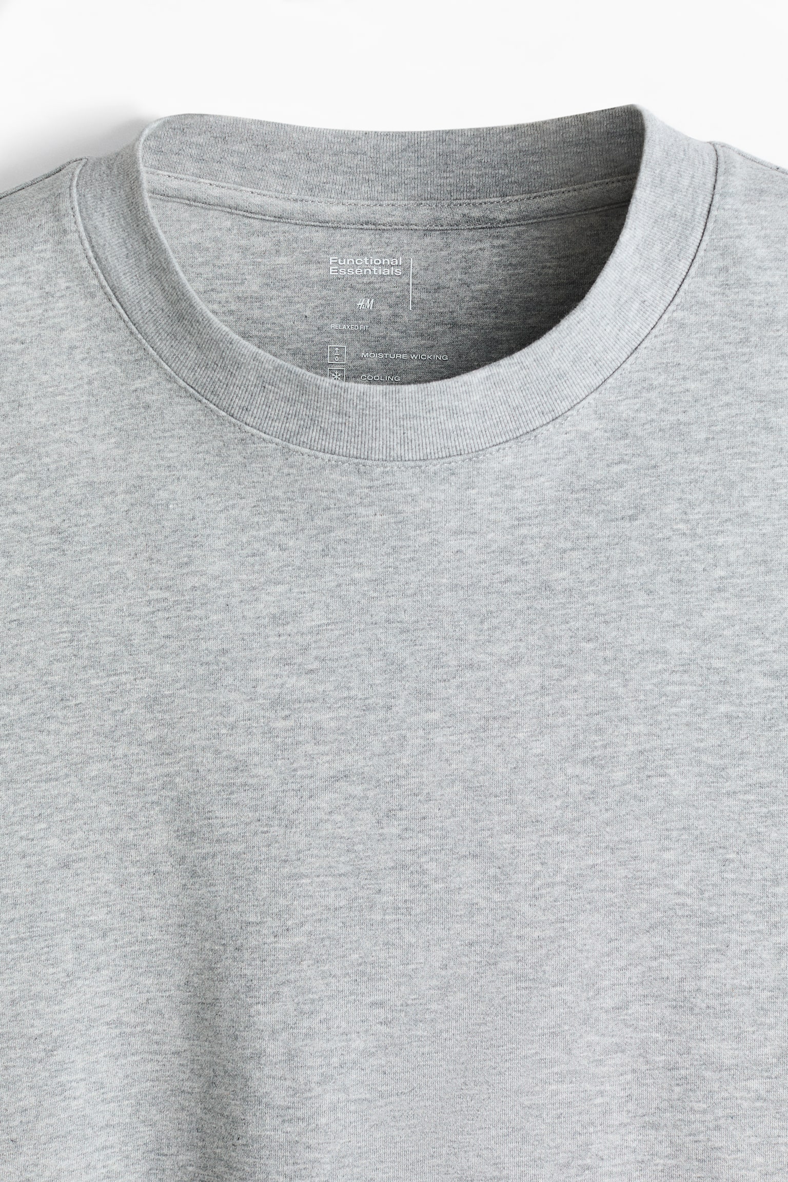 T-shirt Cooling Relaxed Fit - Cinzento mesclado/Preto/Bege escuro/Branco/Castanho escuro - 7