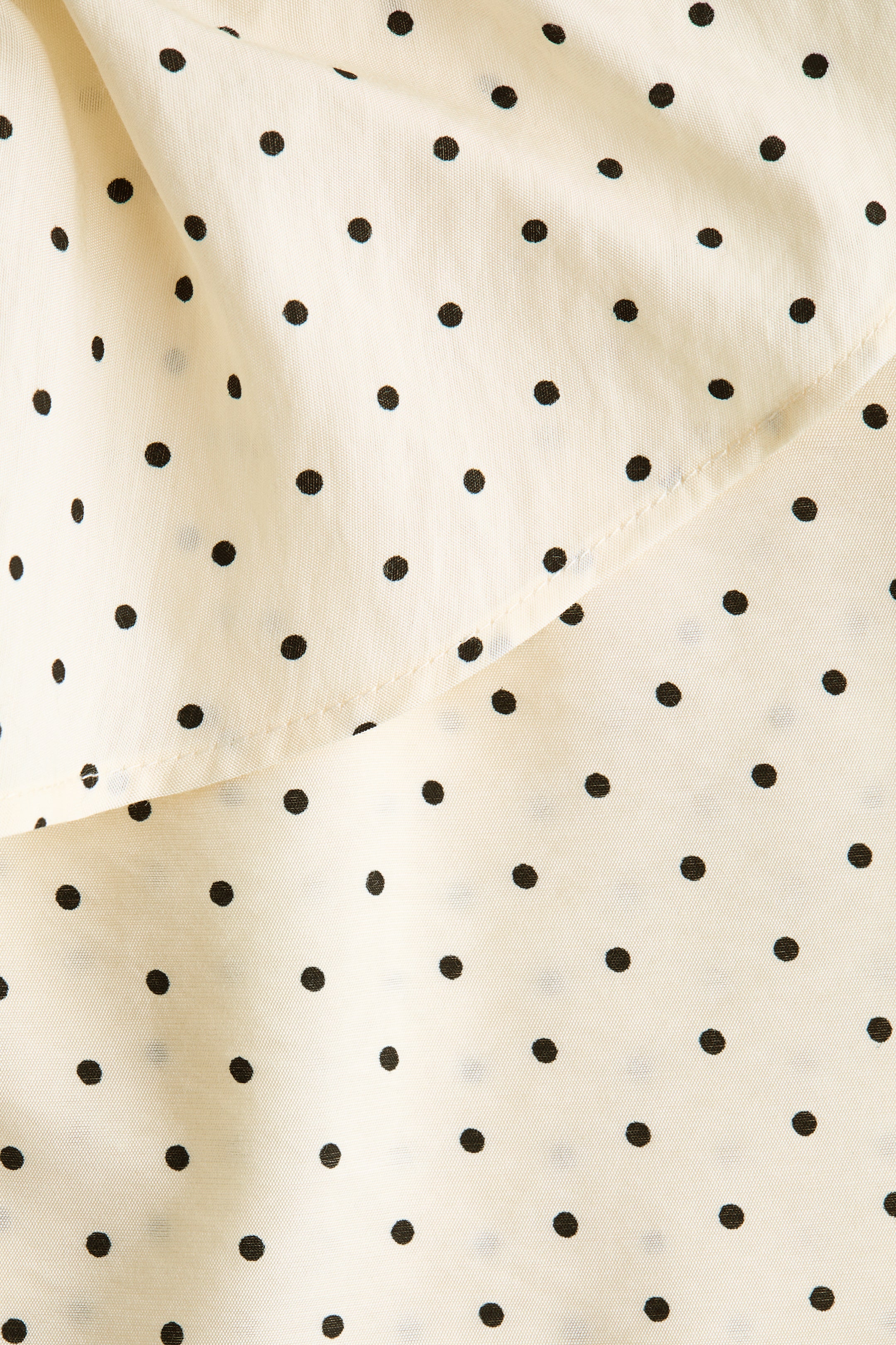 View larger image: Frill-trimmed blouse - Light beige/Spotted - Ladies | H&M IN 5