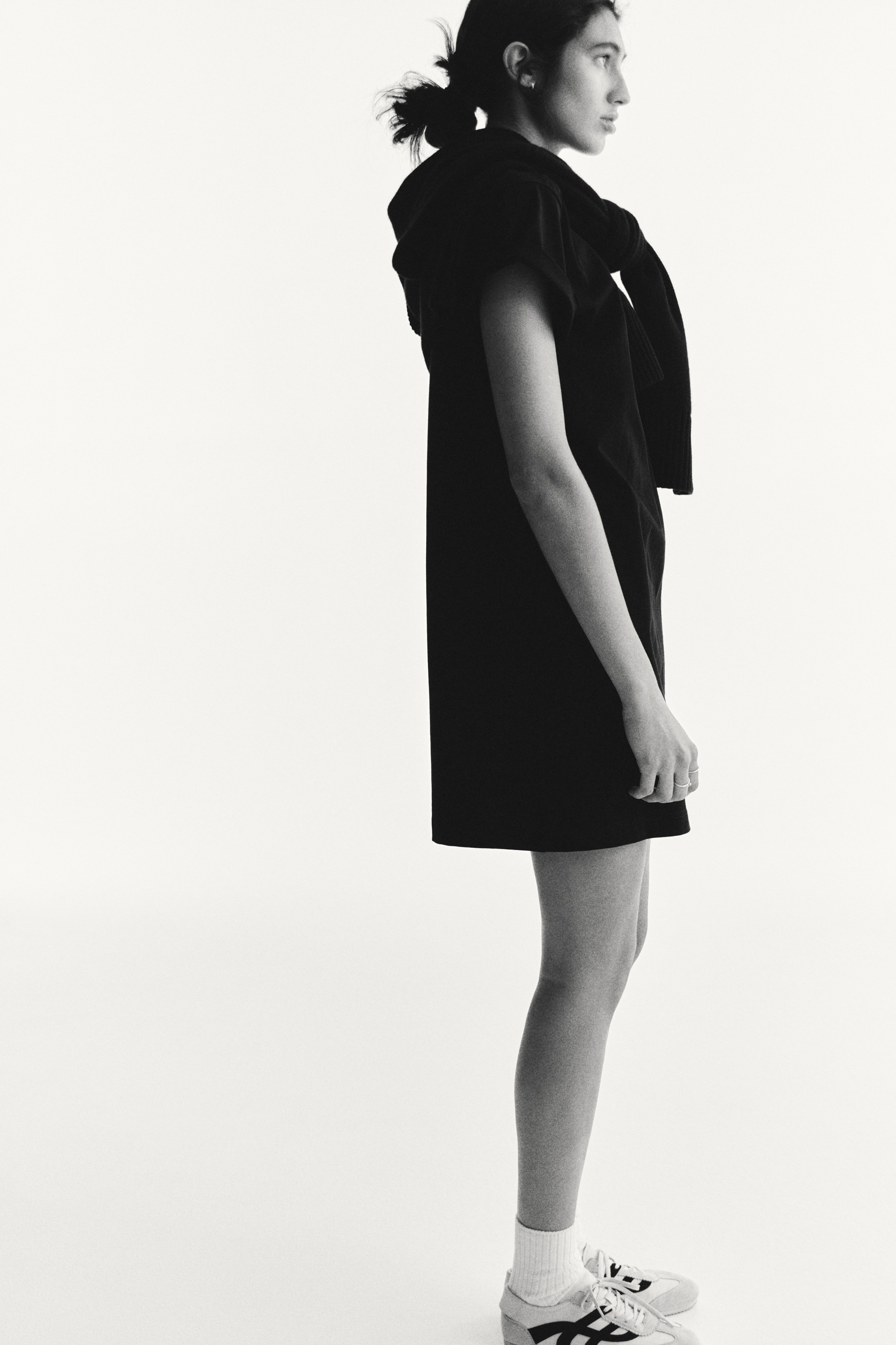 T-Shirt Dress - Black/Navy blue/striped/Dark gray/Cream/striped/Dark brown