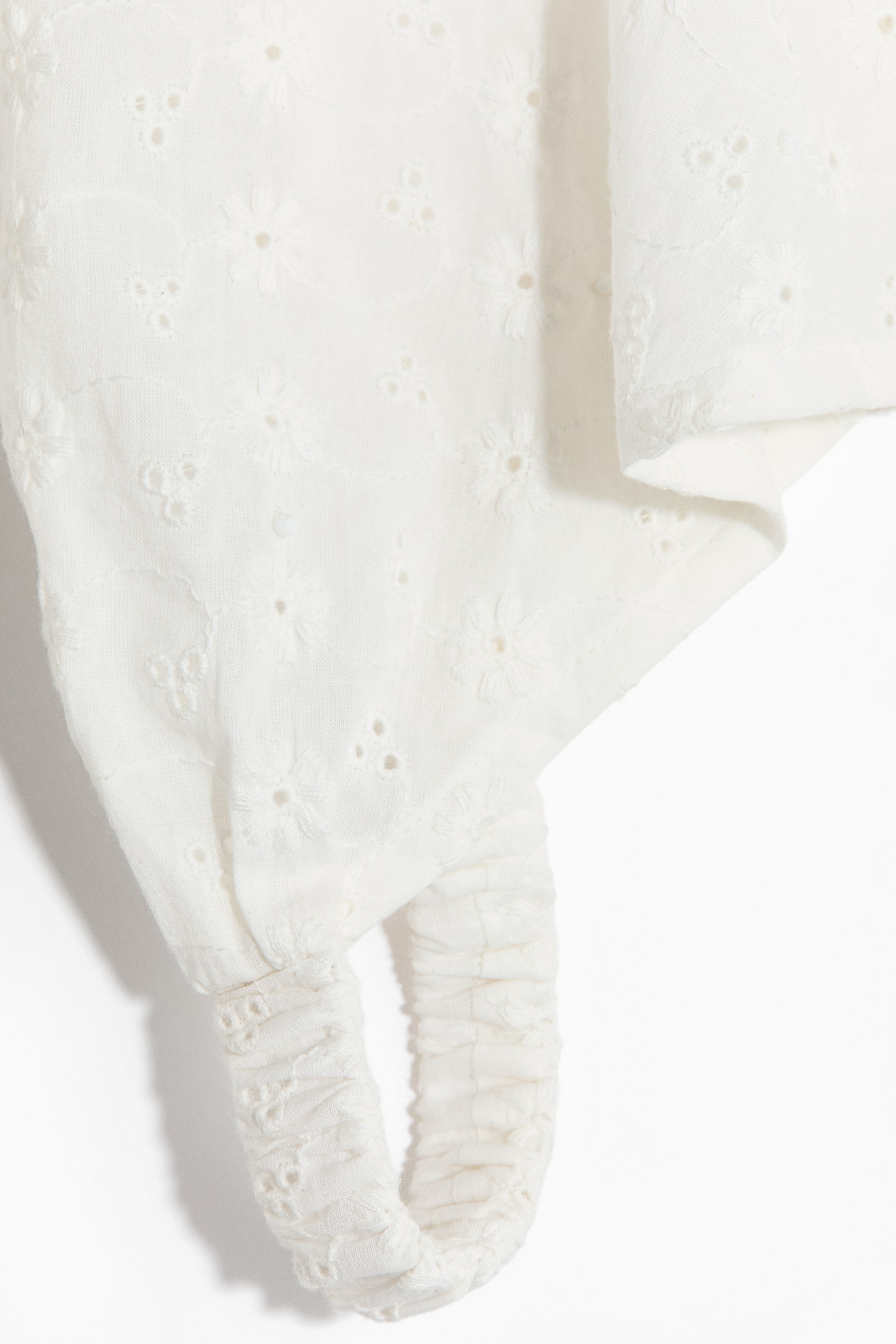 Broderie anglaise head scarf