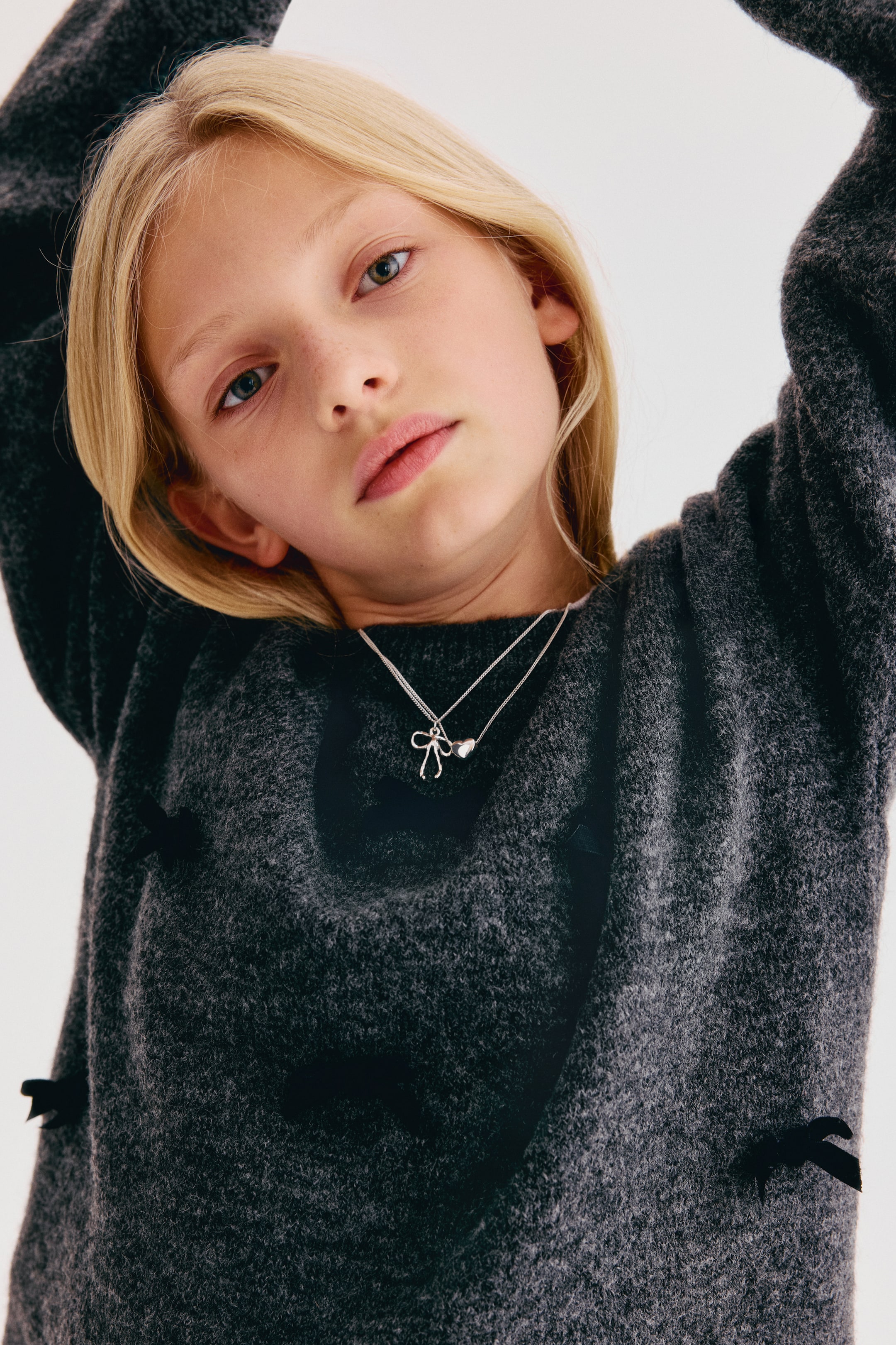 Loose-Fit Motif-Detail Sweater