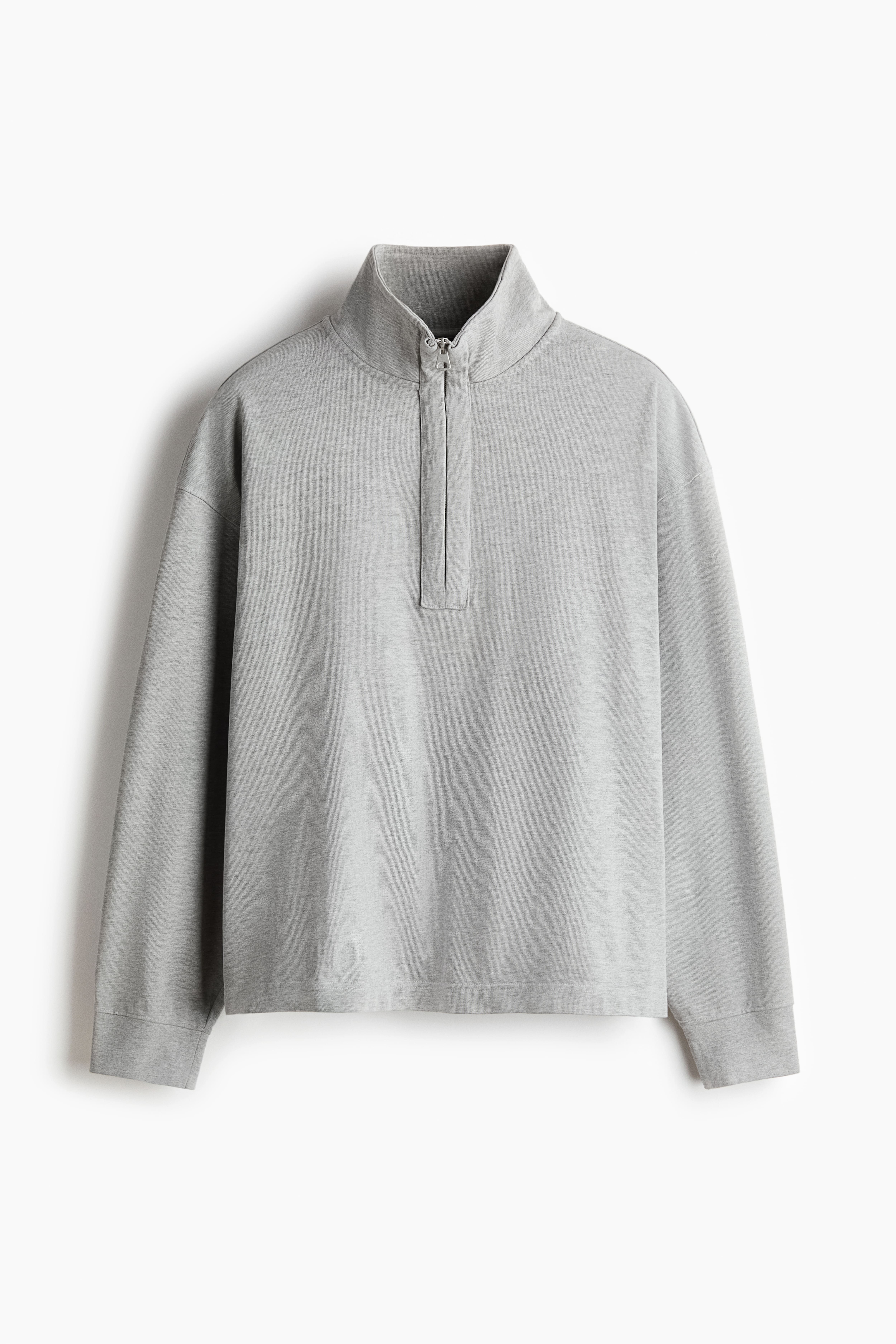 Relaxed-Fit Half-Zip Sweatshirt