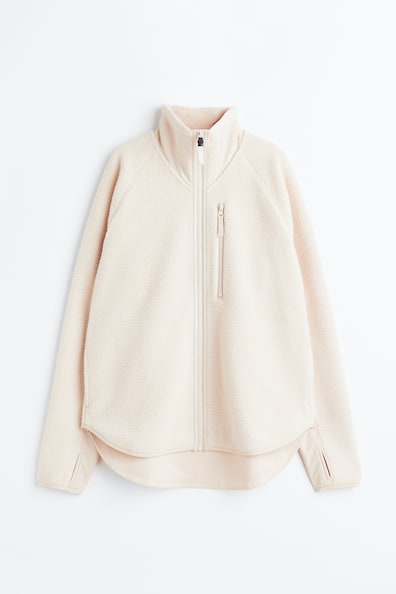 Tammie Soft Teddy Jacket Light Beige