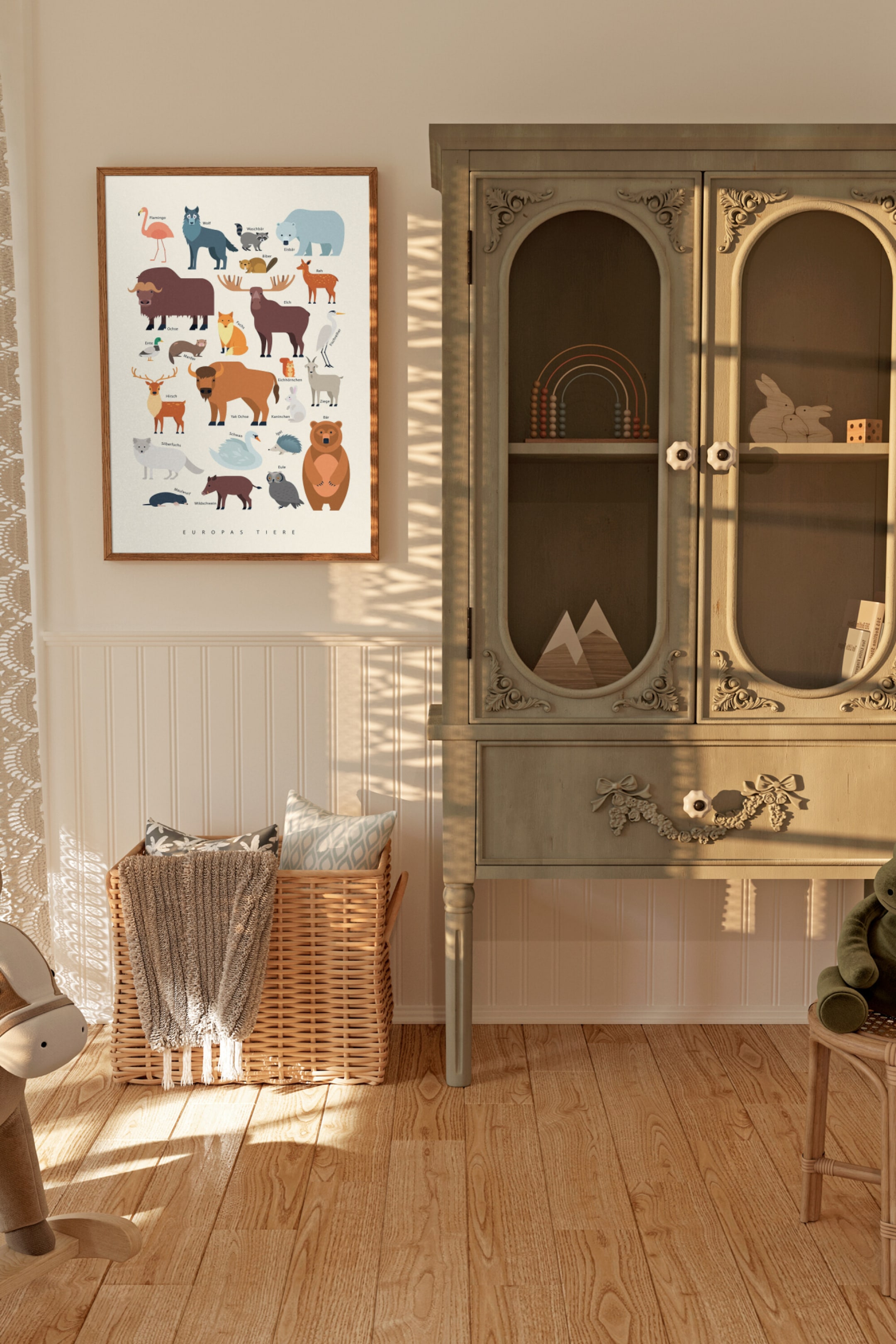 Größeres Bild ansehen: Citatplakat - Europas Tiere - Mehrfarbig - Poster & Frame - Home All | H&M DE 1