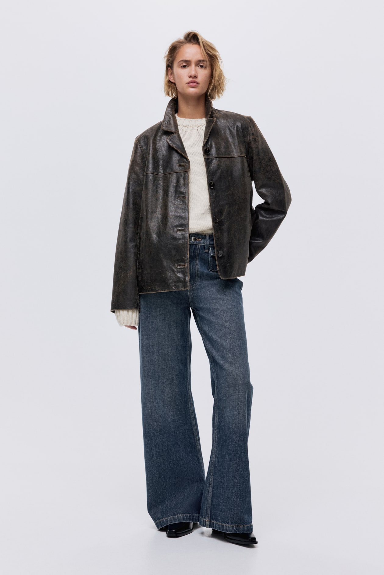 Wide High Jeans