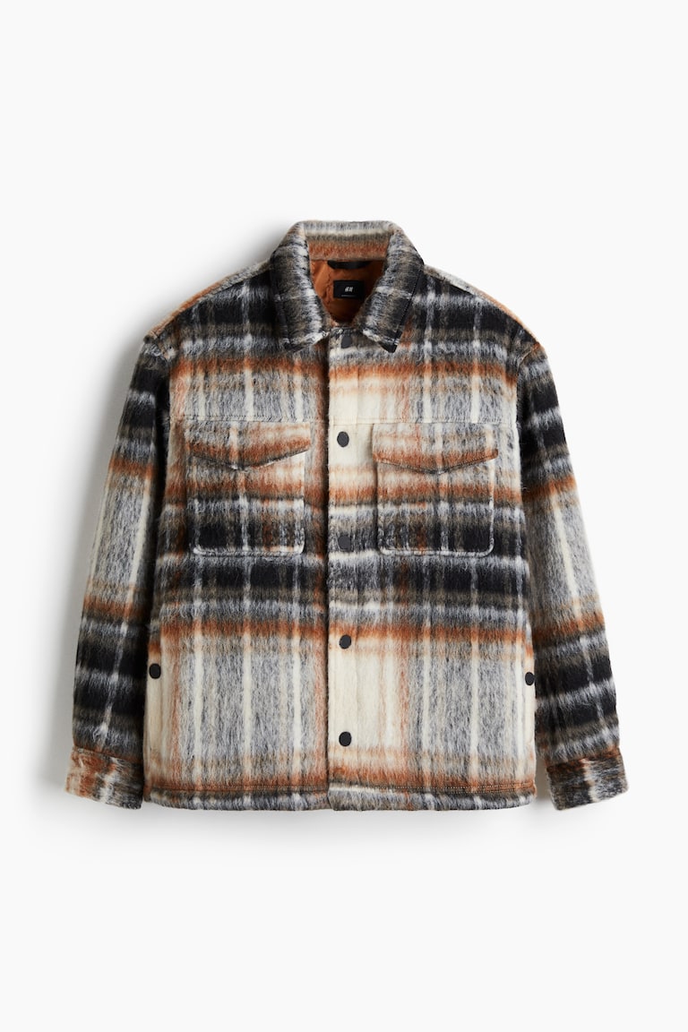 Punjena natkošulja Oversized Fit