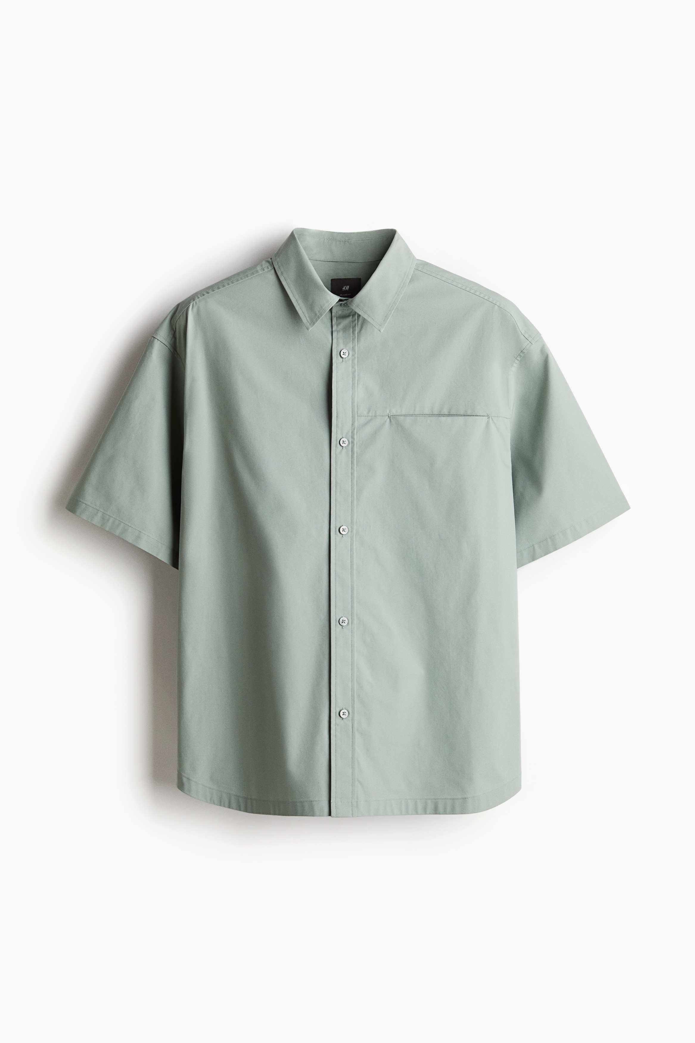 ルーズフィット 半袖シャツ - ホワイト - Men | H&M JP