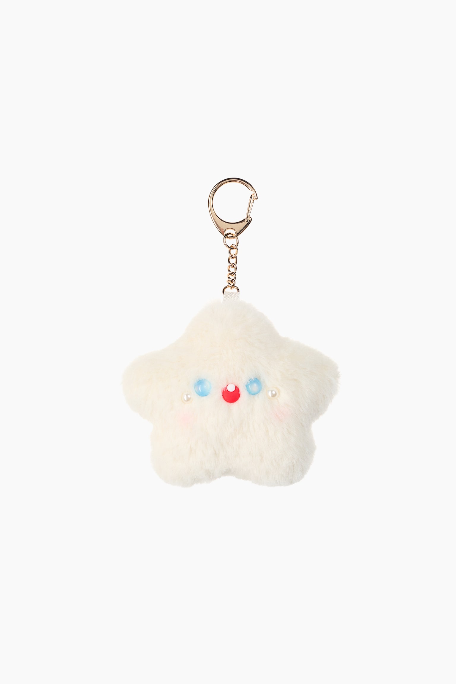 Женский брелок H&M Fluffy Bag Charm, цвет: Белый — фото 1