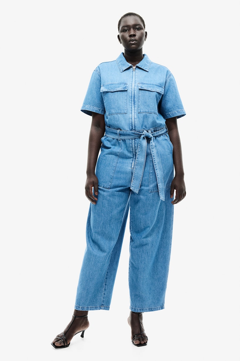 Denim Jumpsuit H And M Playsuits H And M Blue Jumpsuit Store