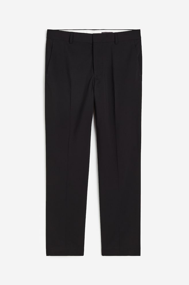 Spodnie garniturowe Regular Fit - Czarny/Granatowy - 2