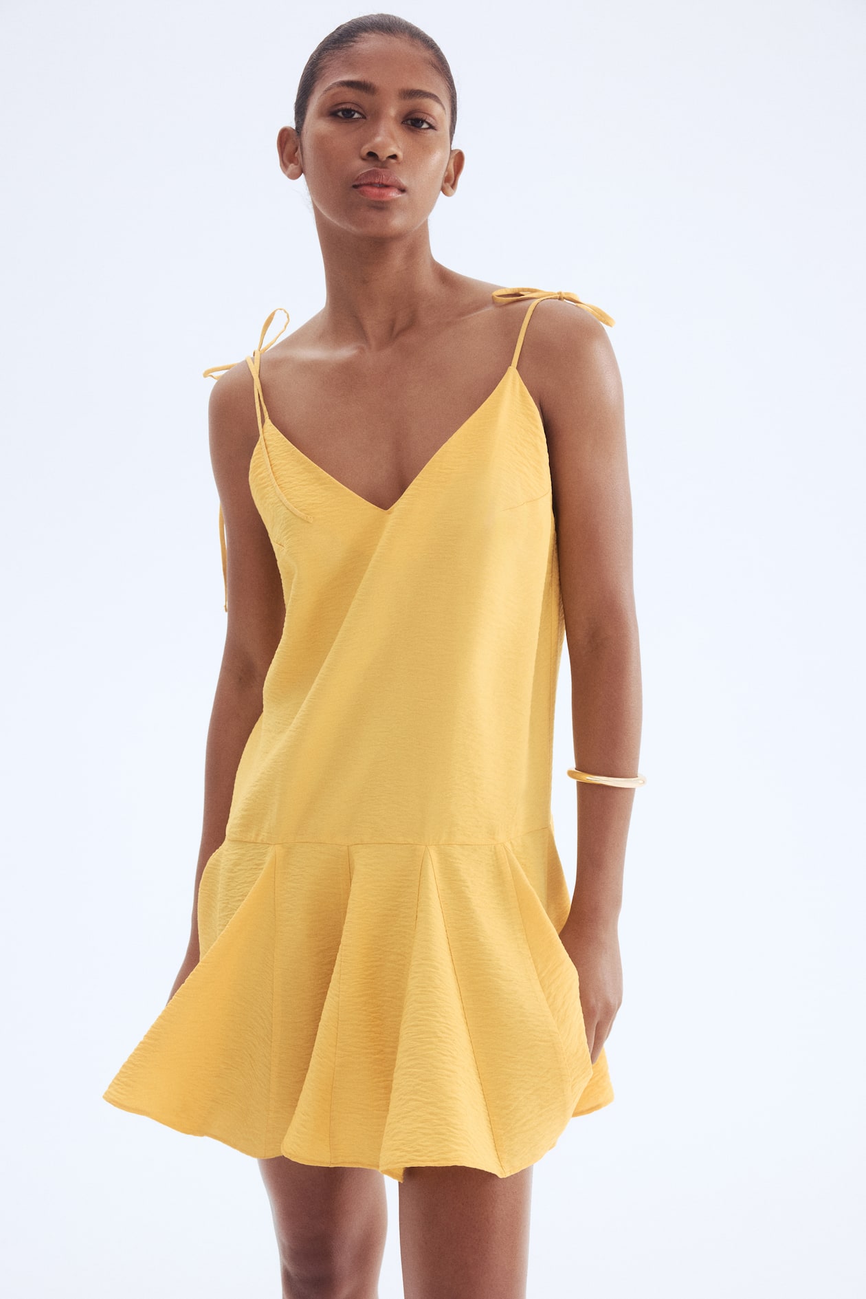 Dress with Flared Skirt - image 4