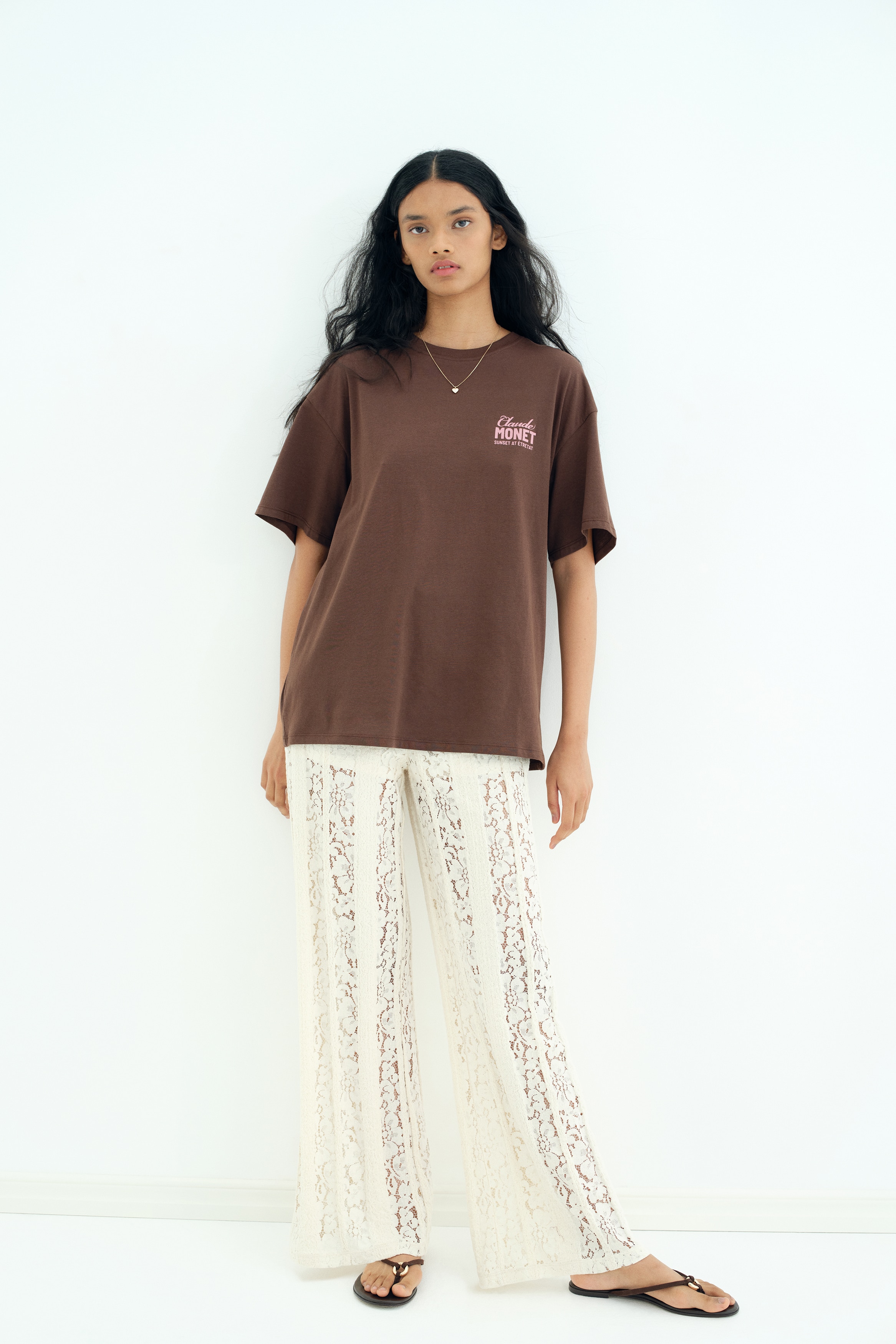 Oversized printed T-shirt