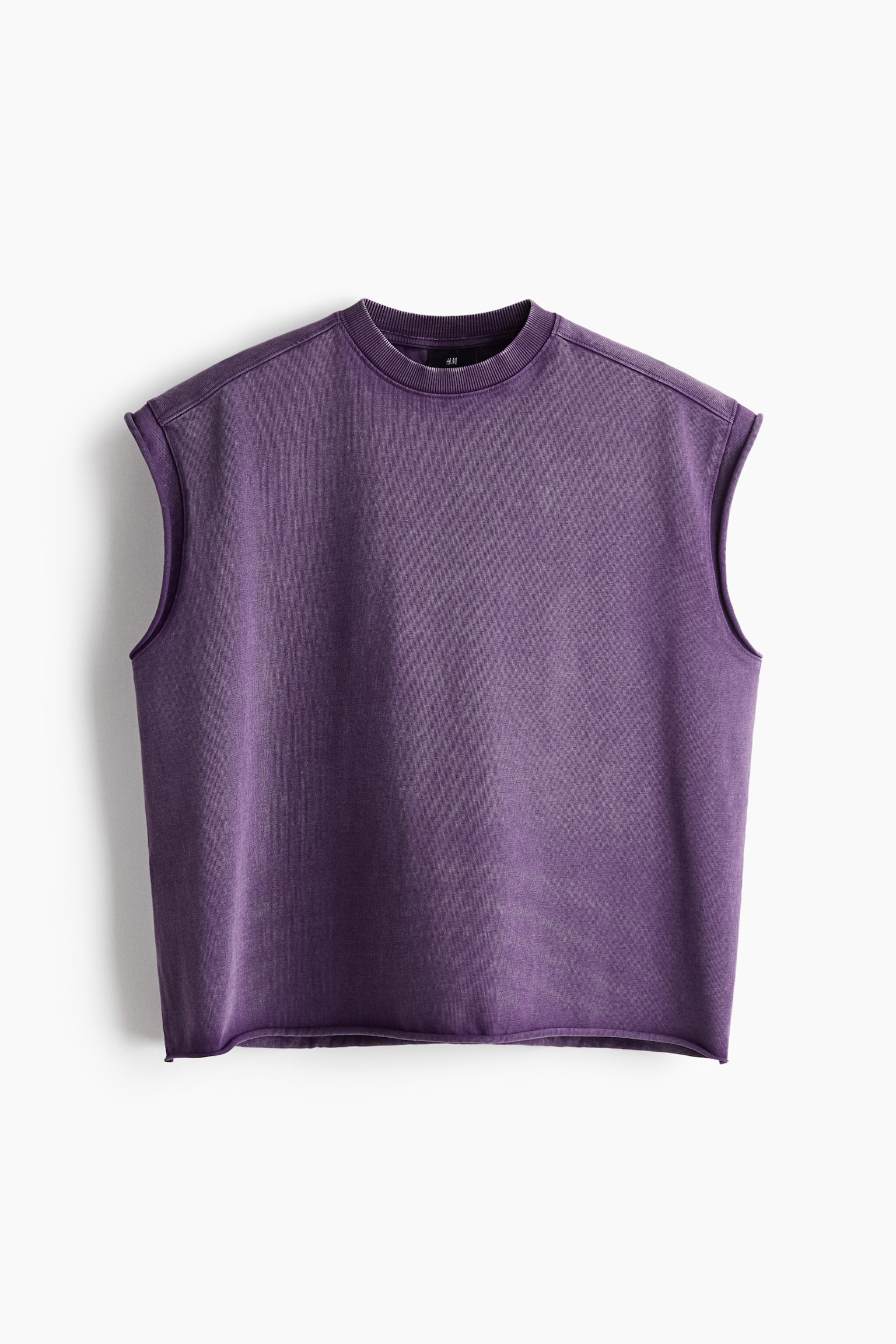 Boxig tanktop Oversized Fit - Lila/Mörkgrå/Klarblå/Mörkgrå/Vit - 1