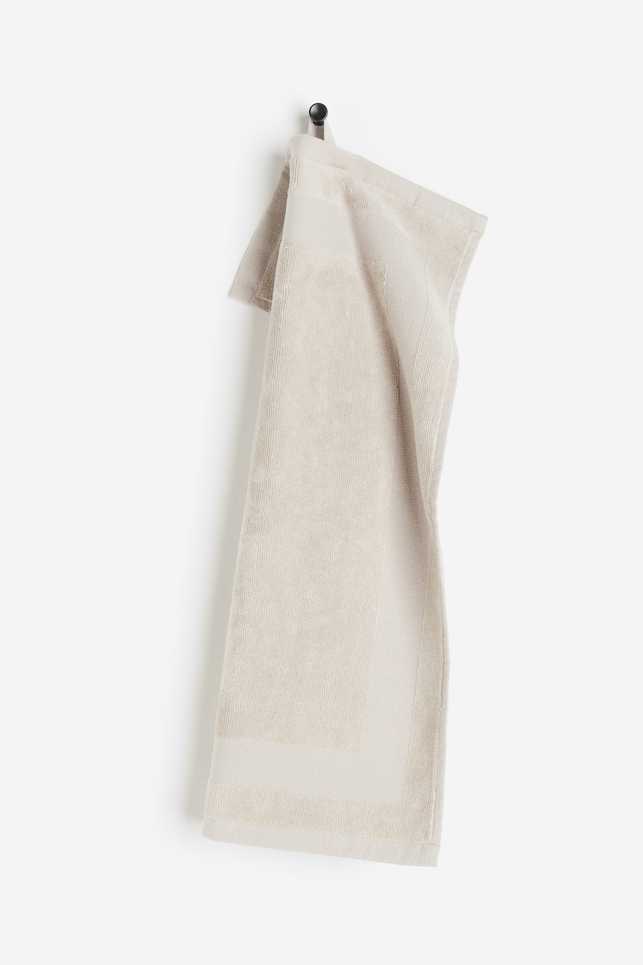 Velour guest towel Light beige Home All H&M GB