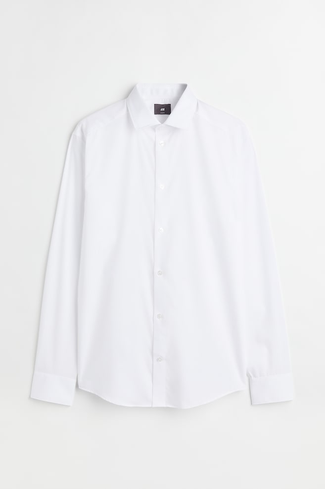 Hemd aus Premium Cotton in Slim Fit - Weiß - 1