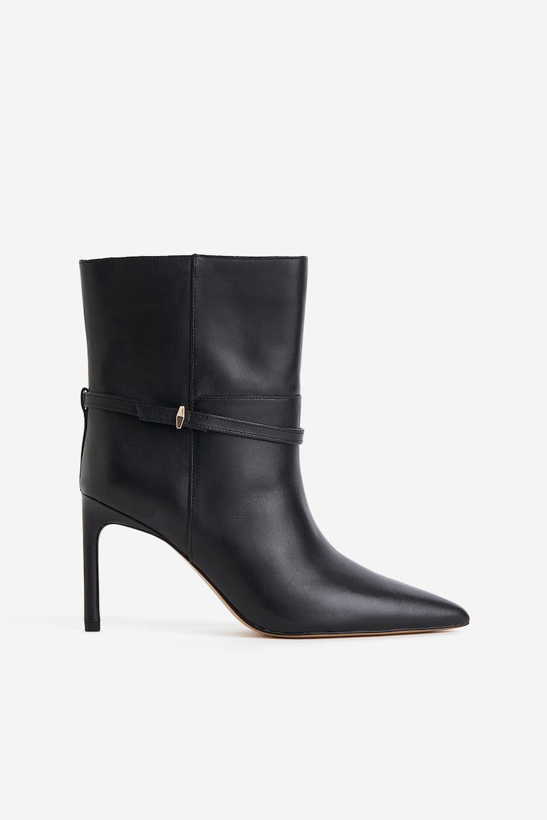 HM 25S ANKLE BOOTS IN WARM BEIGE GOLD LAMBSKIN main image 0