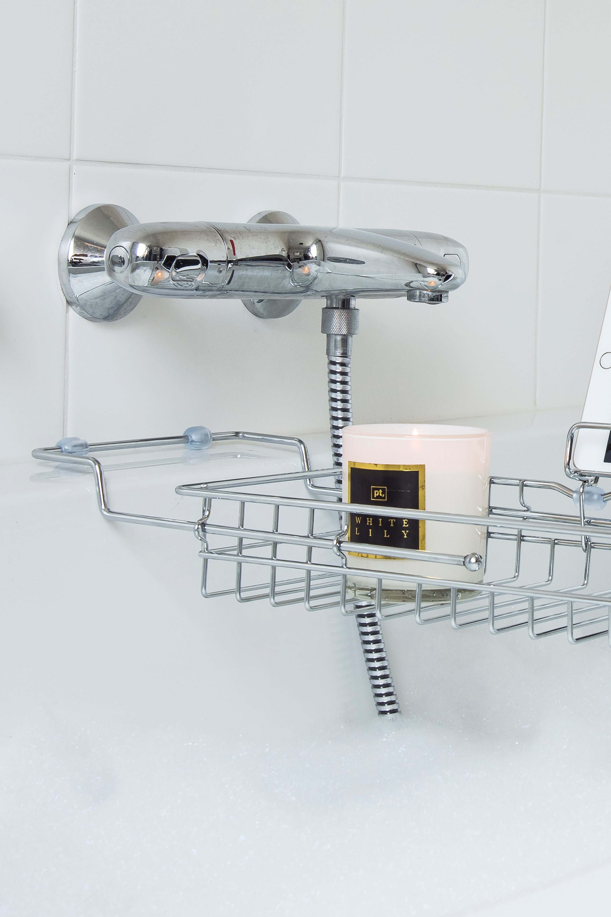 Caddy Support De Bain - Chrome