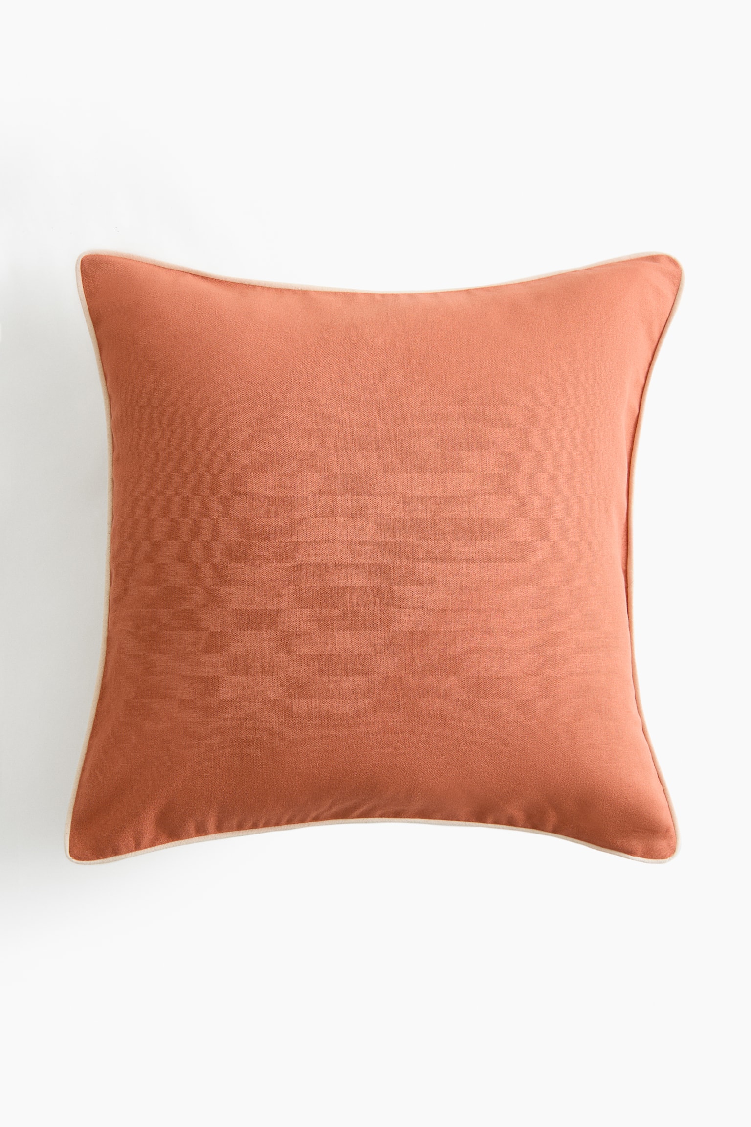 Canvas cushion cover - Dark dusty pink/Light khaki green/Yellow/Blue/Light beige/Pink/Beige - 1