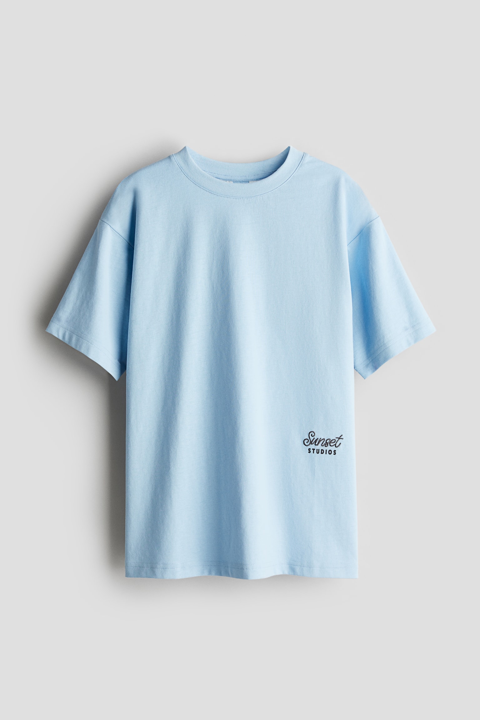 Cotton jersey T-shirt - Light blue/Sunset Studios/Brown/Howdy/Dark grey/Tie-dye/White/Academy/Light blue/Dark blue/Tie-Dye/Black/Los Angeles/Beige - 1